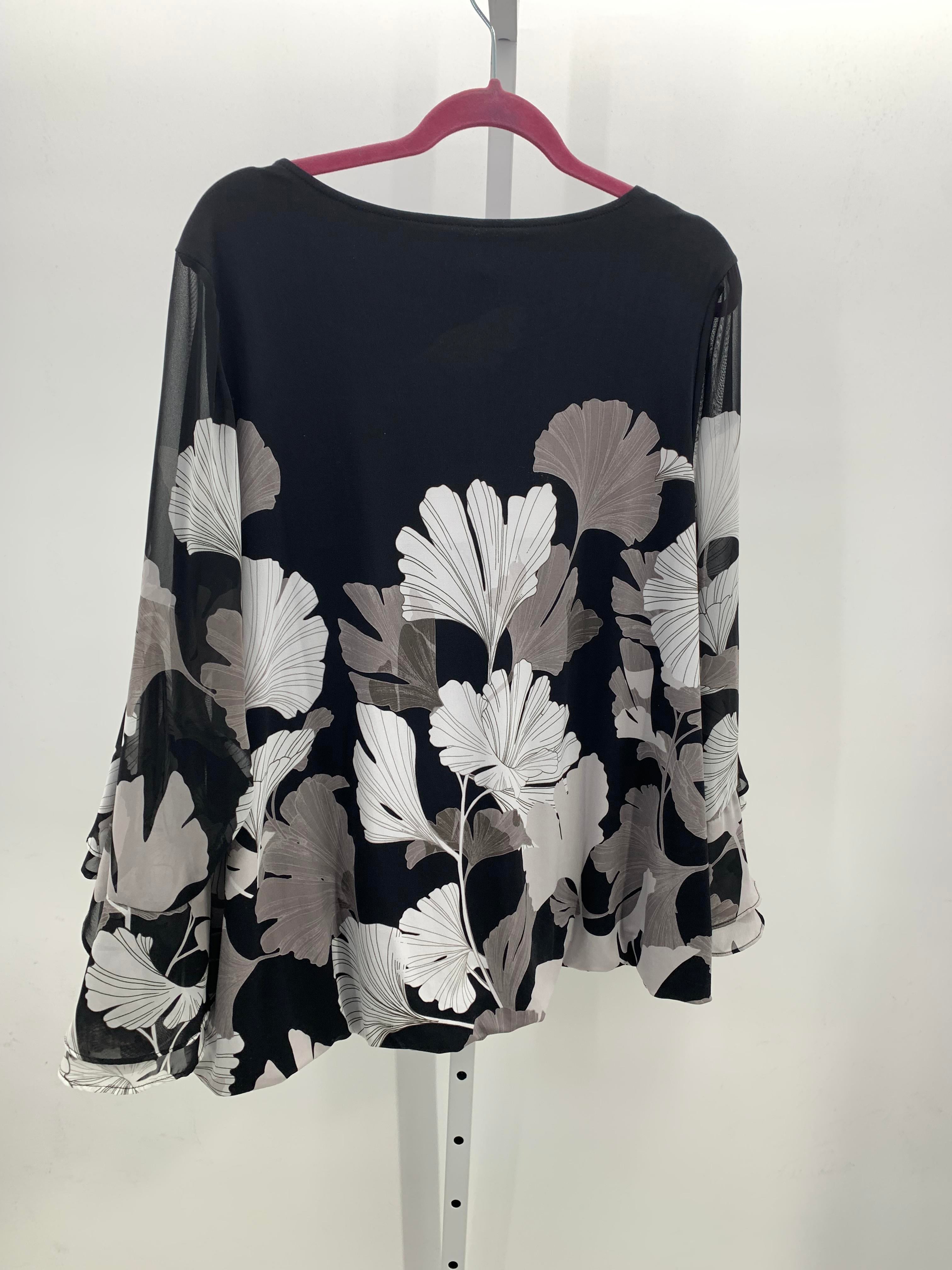Alfani Size 1X Womens Long Sleeve Shirt