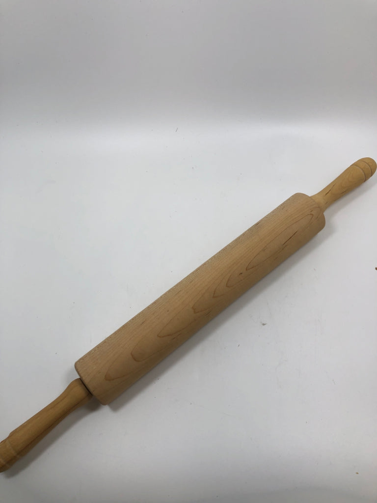 WOODEN ROLLING PIN.