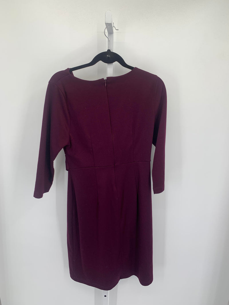 Merona Size Large Misses 3/4 Sleeve Dress