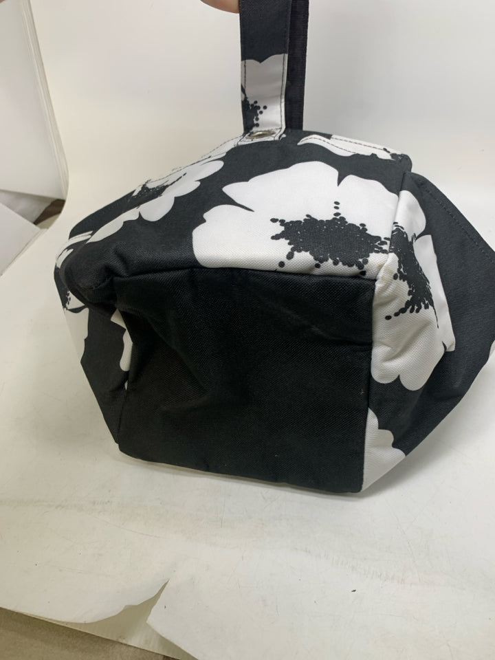 FLORAL MULTI POCKET TOTE BAG.