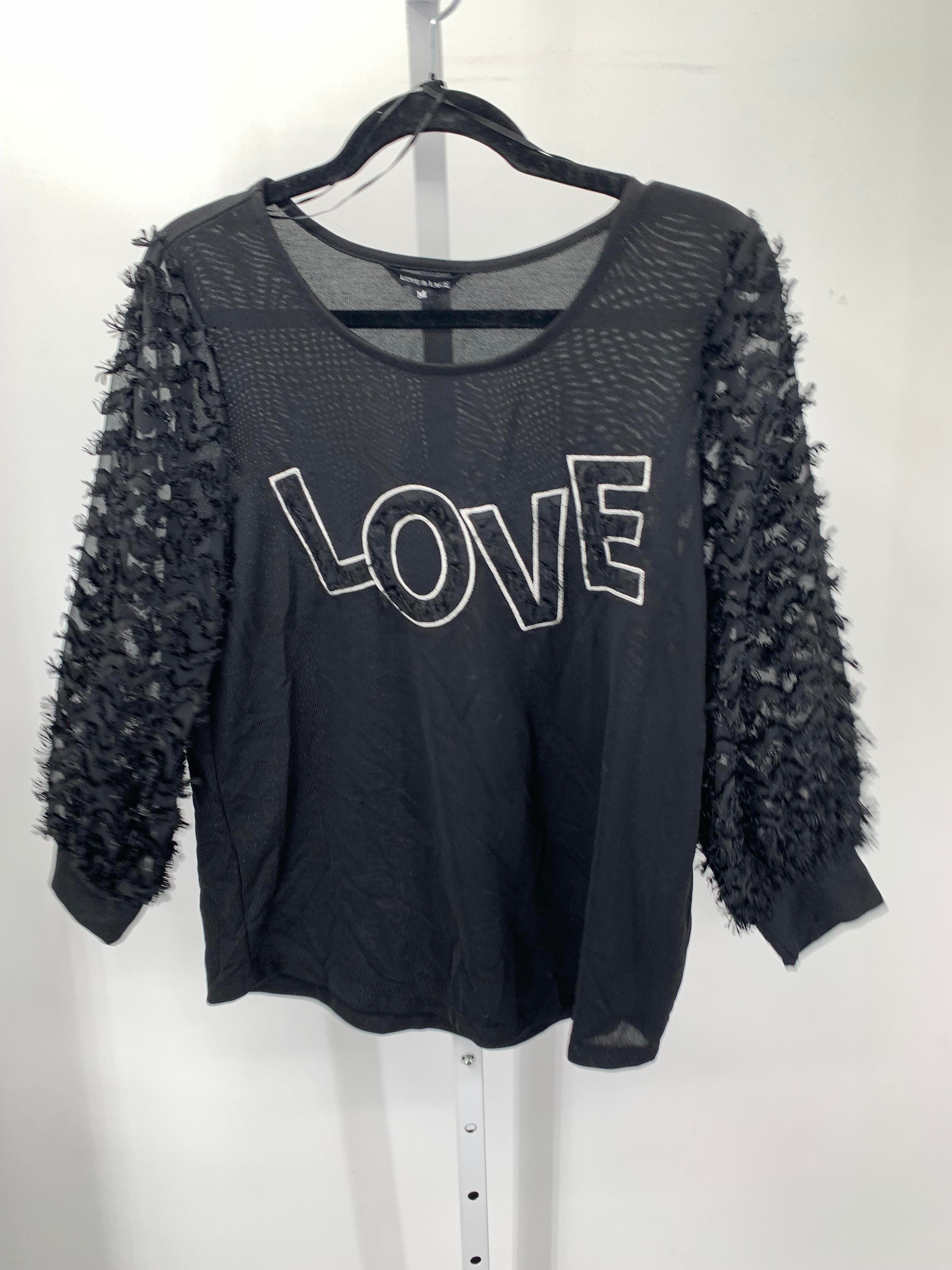 Size Medium Misses 3/4 Sleeve Shirt