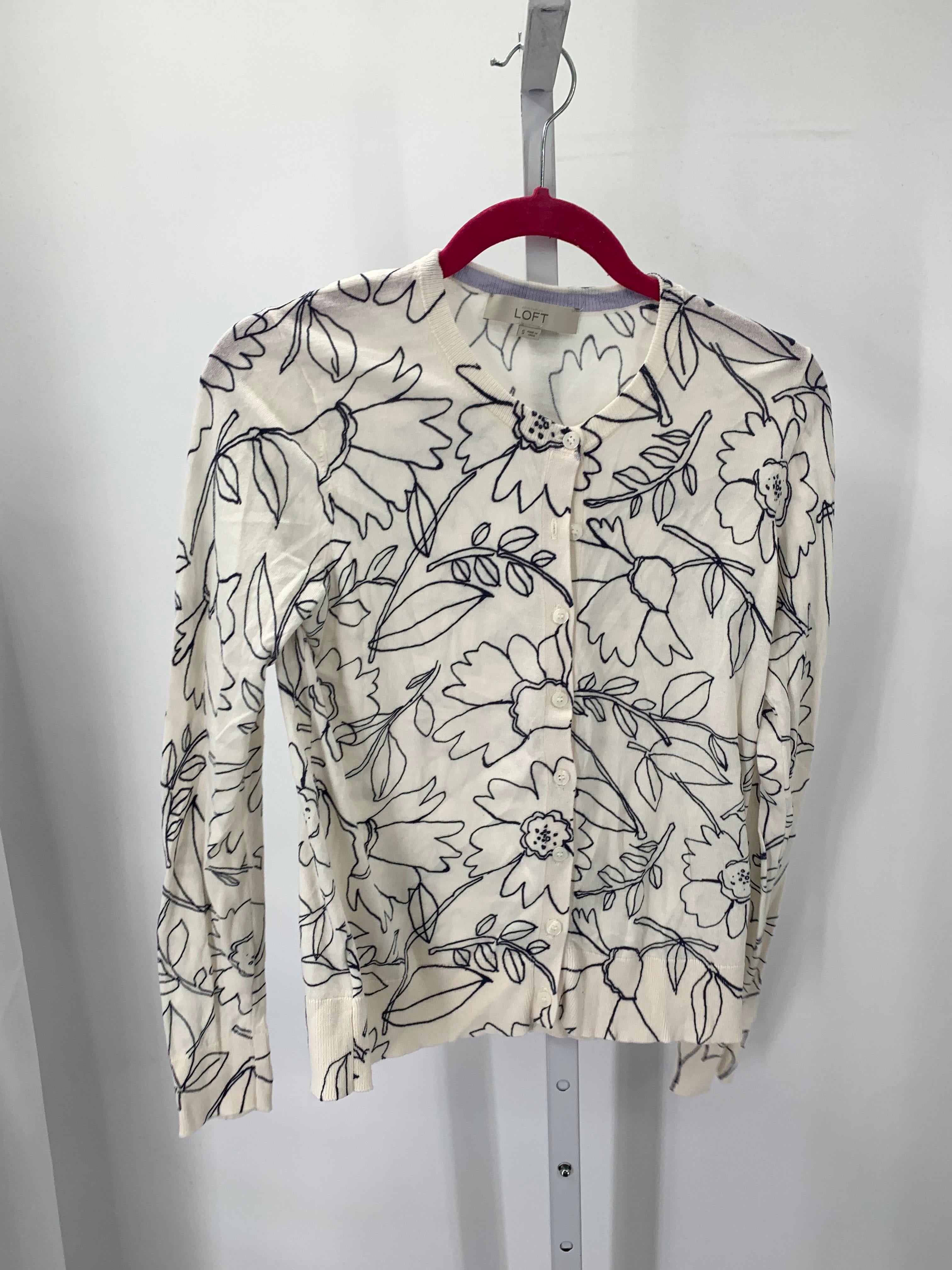 Loft Size Small Misses Long Slv Sweater