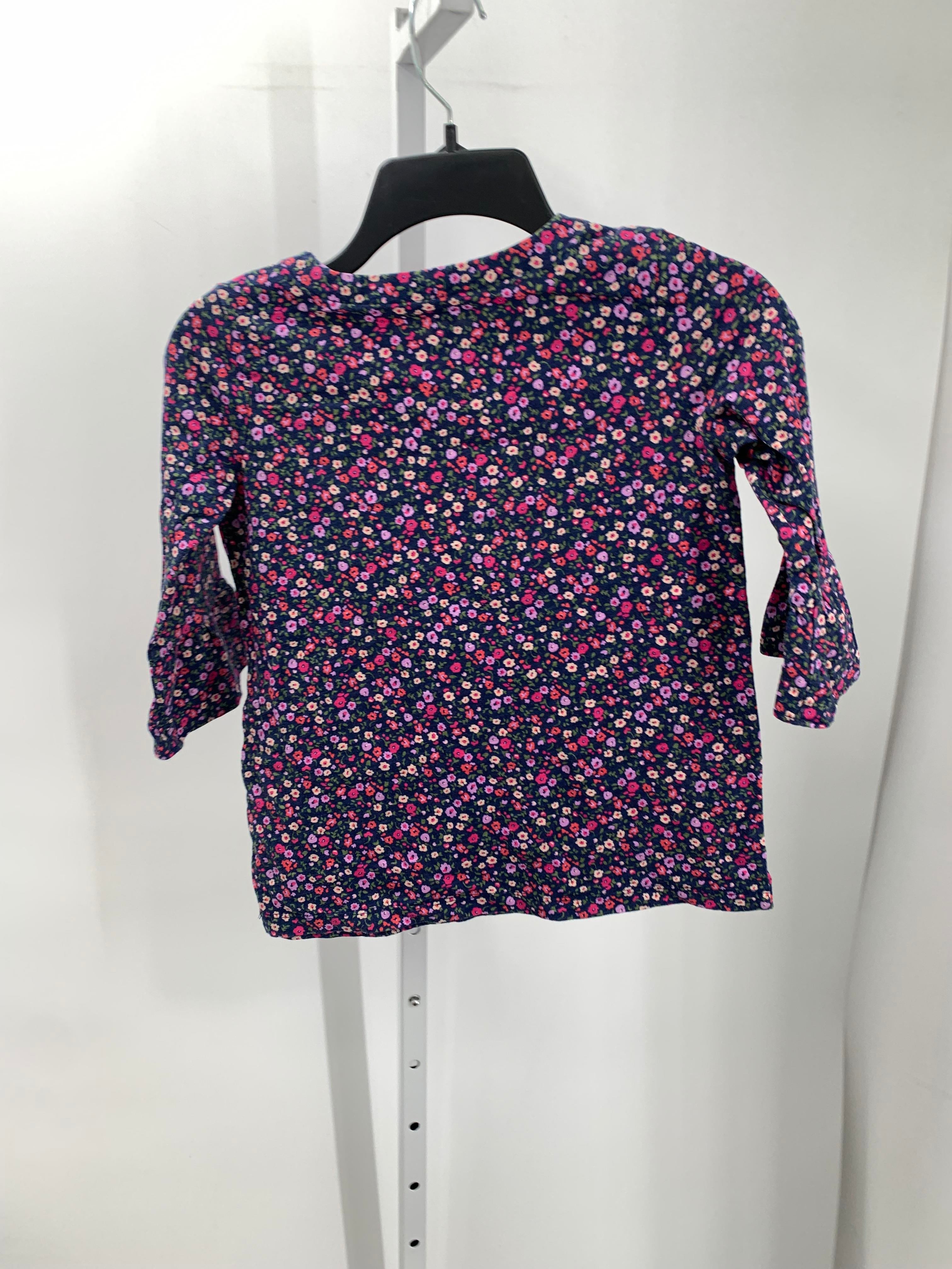 Osh Kosh Size 10-12 Girls 3/4 Sleeve Shirt