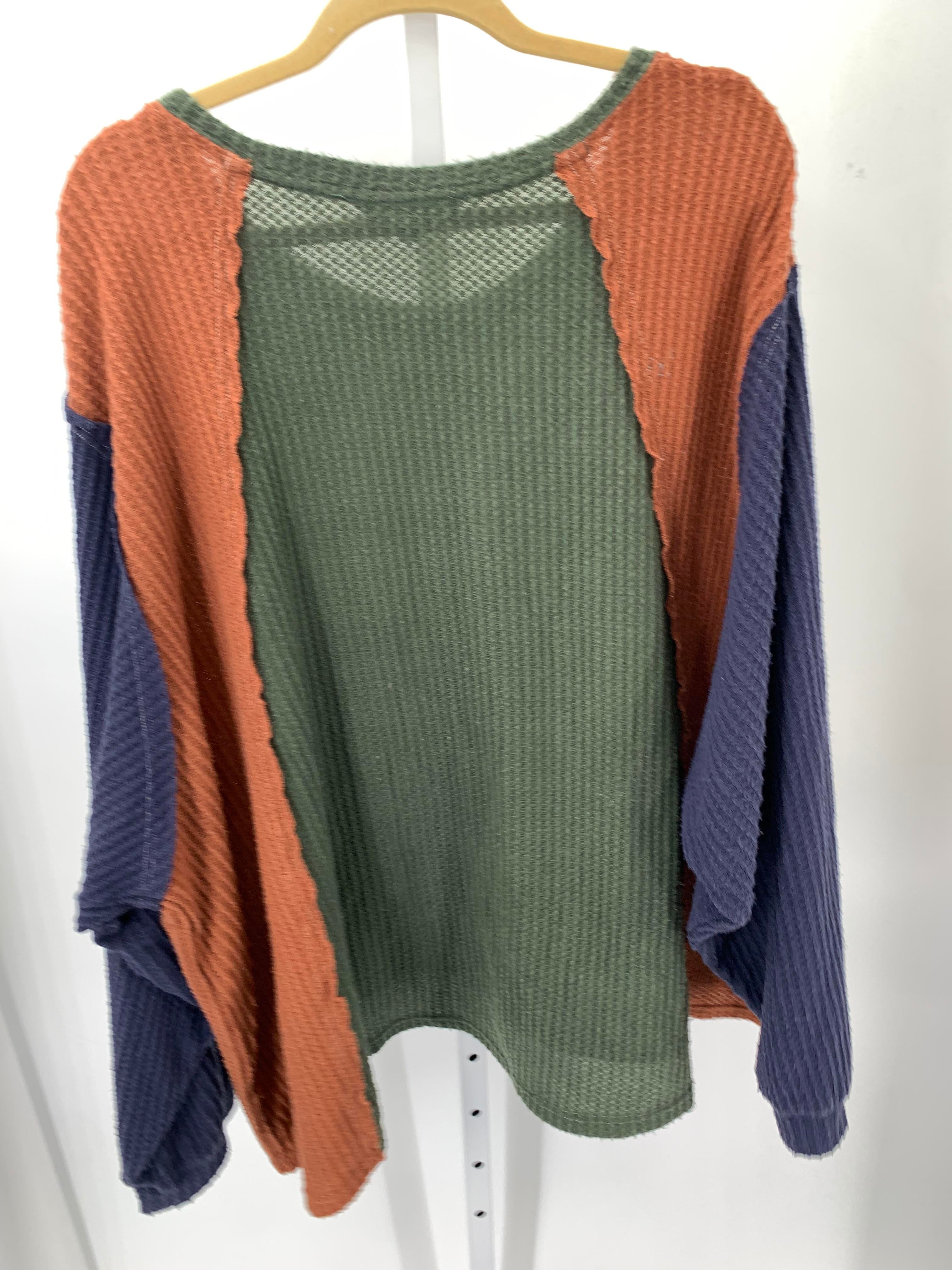 Size 3X Womens Long Sleeve Shirt