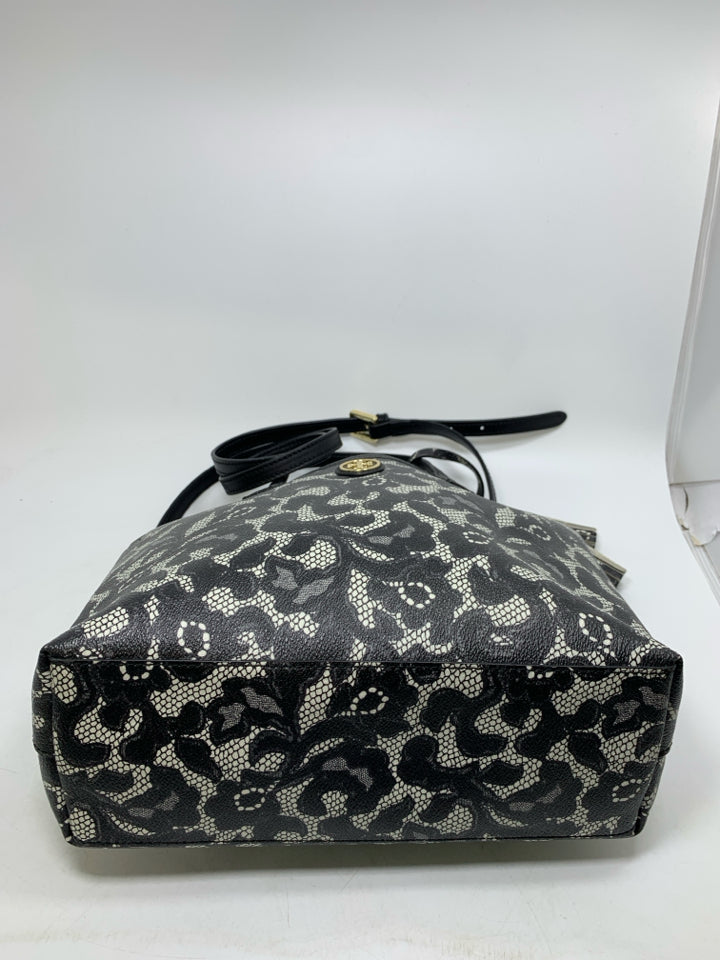 Tory Burch Robinson Ferrara Lace Tote Bag Purse