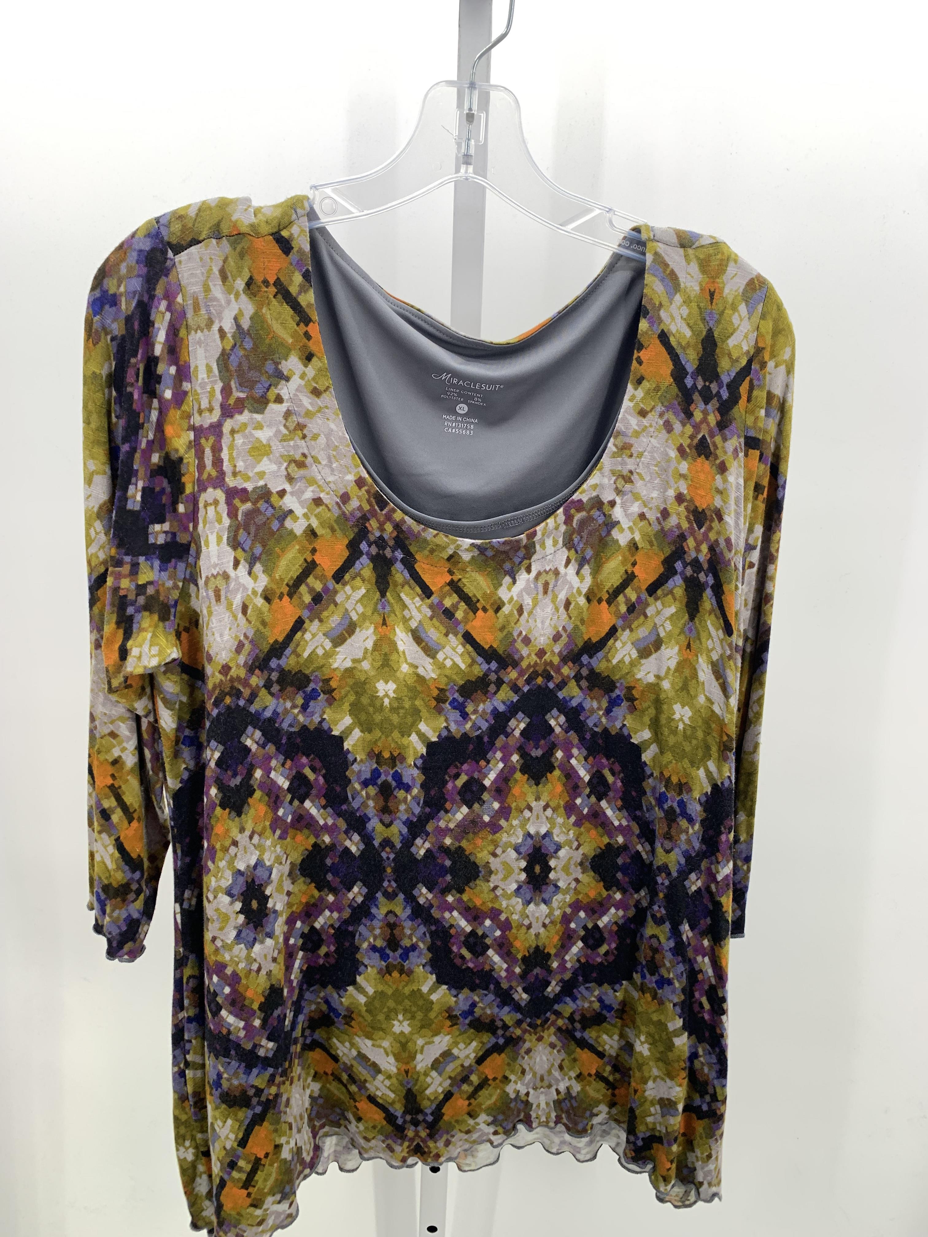 Size Extra Large Misses 3/4 Sleeve Shirt