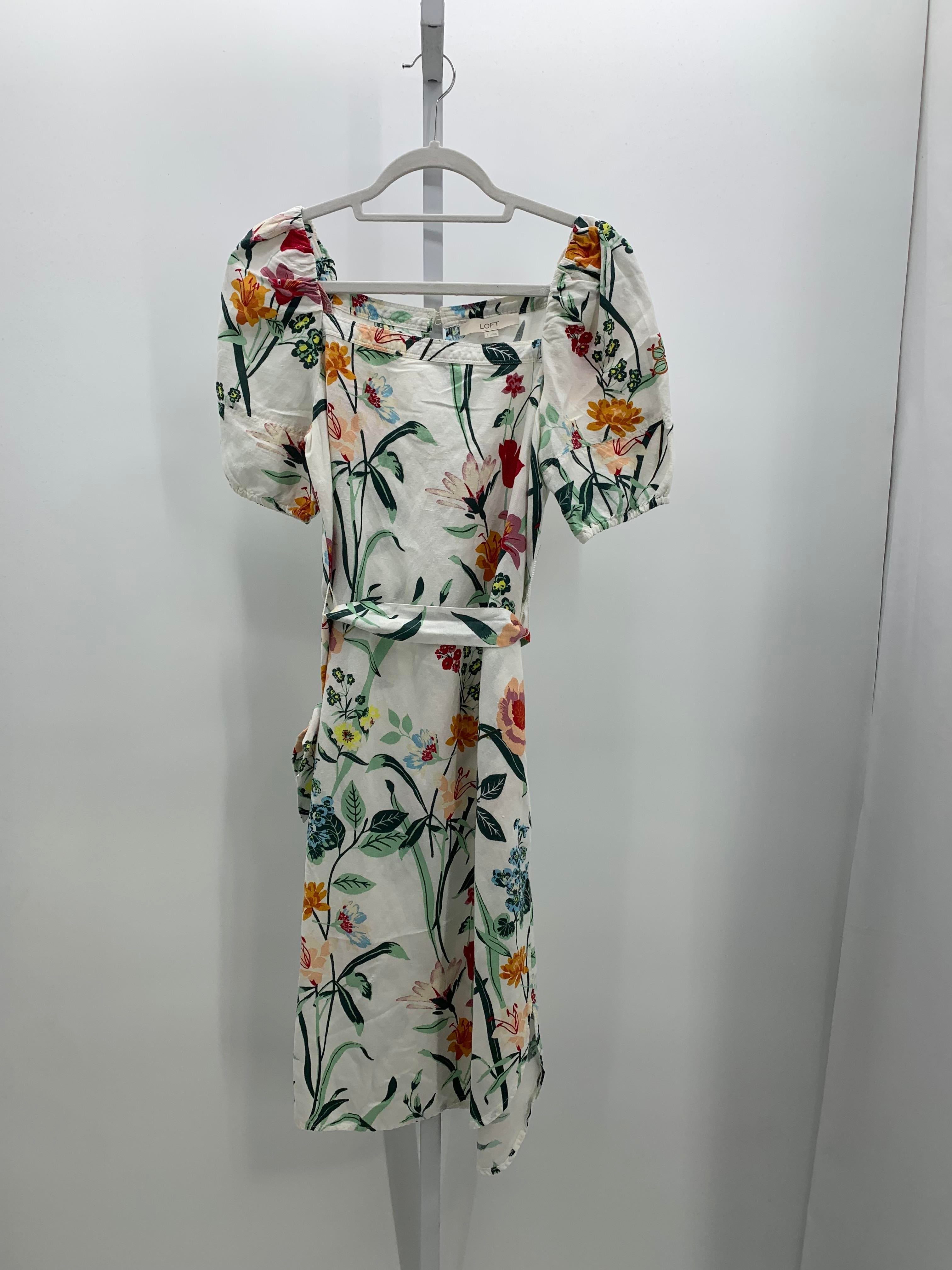 Loft Size 0 Misses Short Sleeve Dress