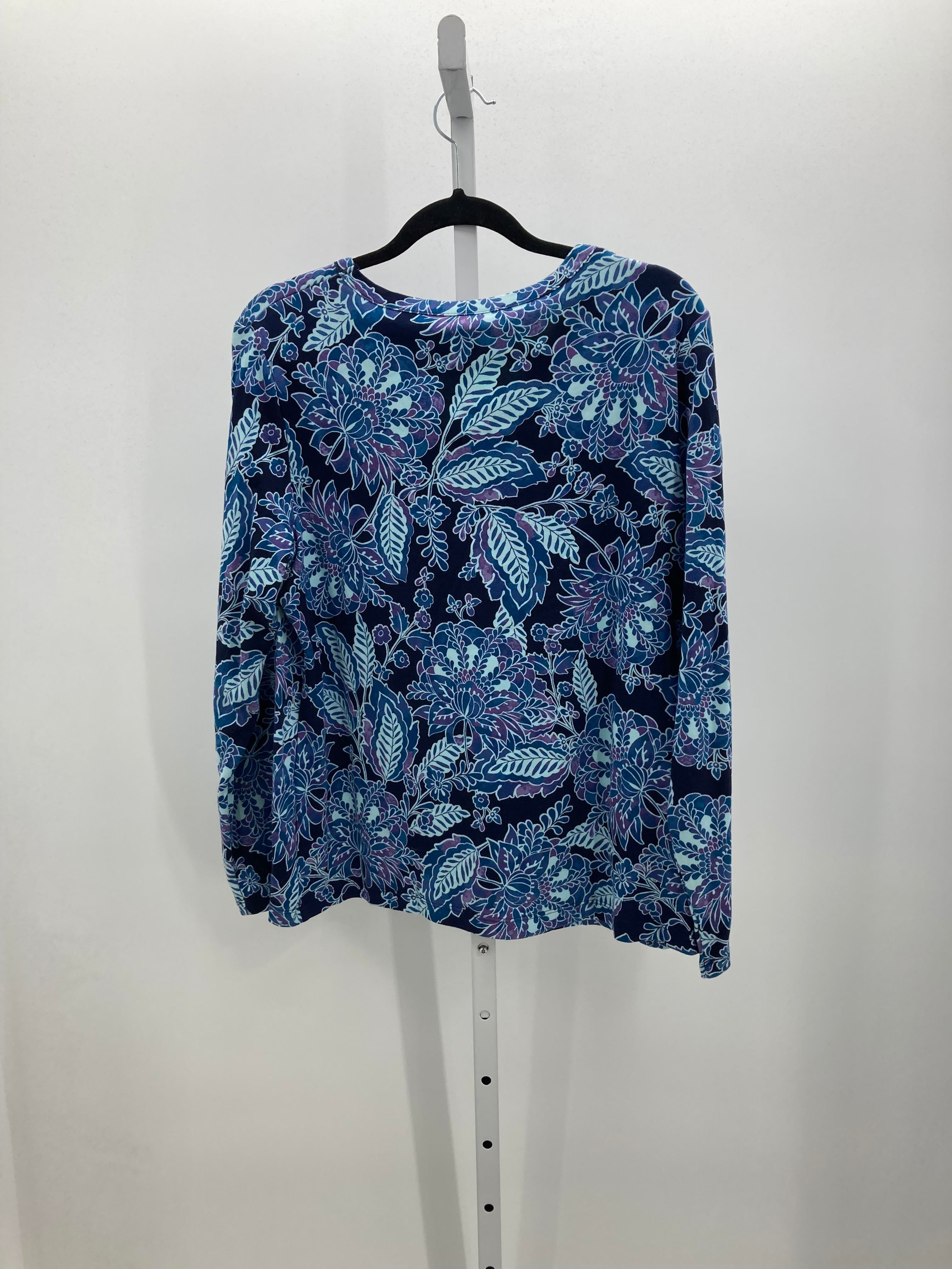 Croft & Barrow Size Extra Large Misses Long Sleeve Shirt