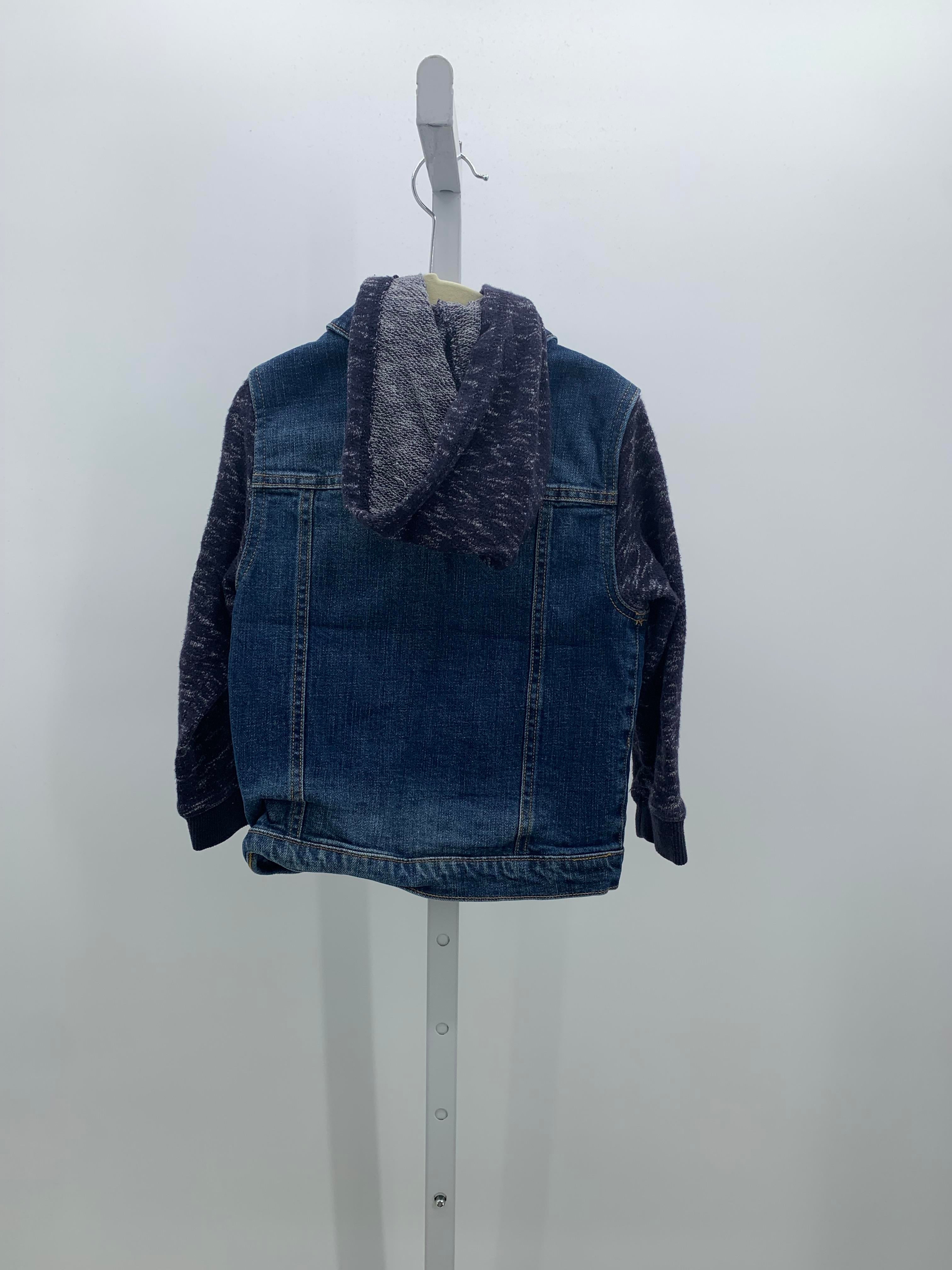 KNIT SLEEVES/ DENIM JACKET