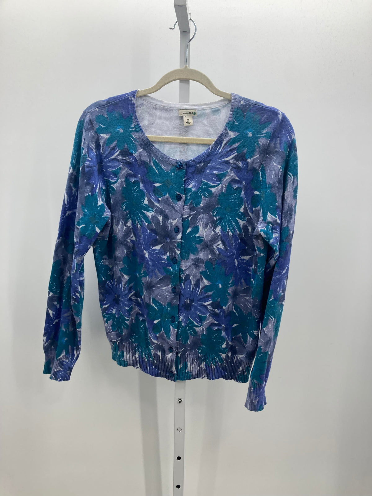 LL Bean Size Medium Misses Long Slv Sweater