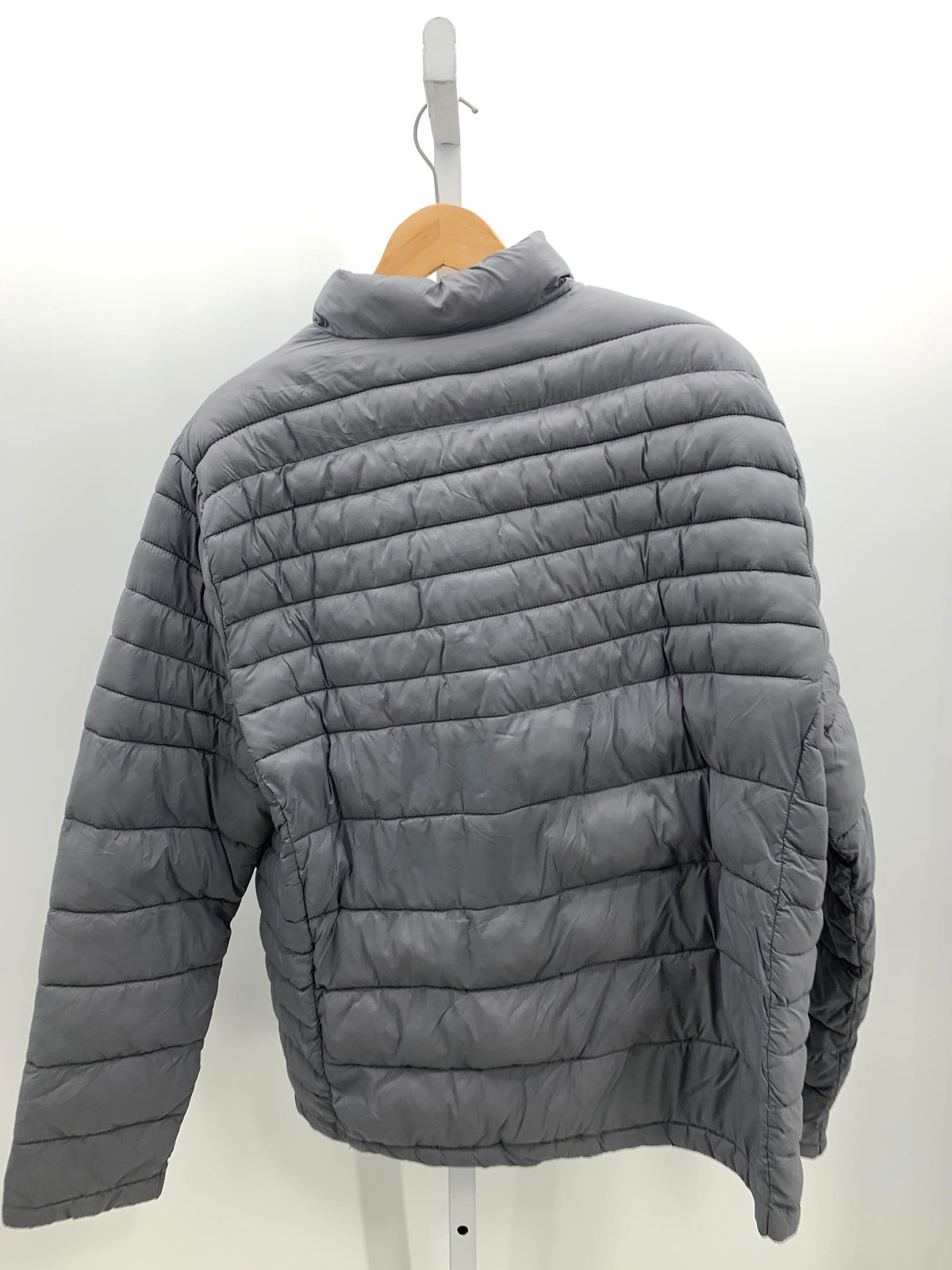 ZIP UP PUFF JACKET.