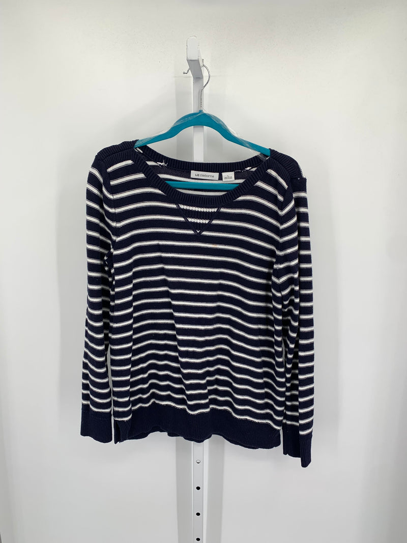 Liz Claiborne Size Large Misses Long Slv Sweater