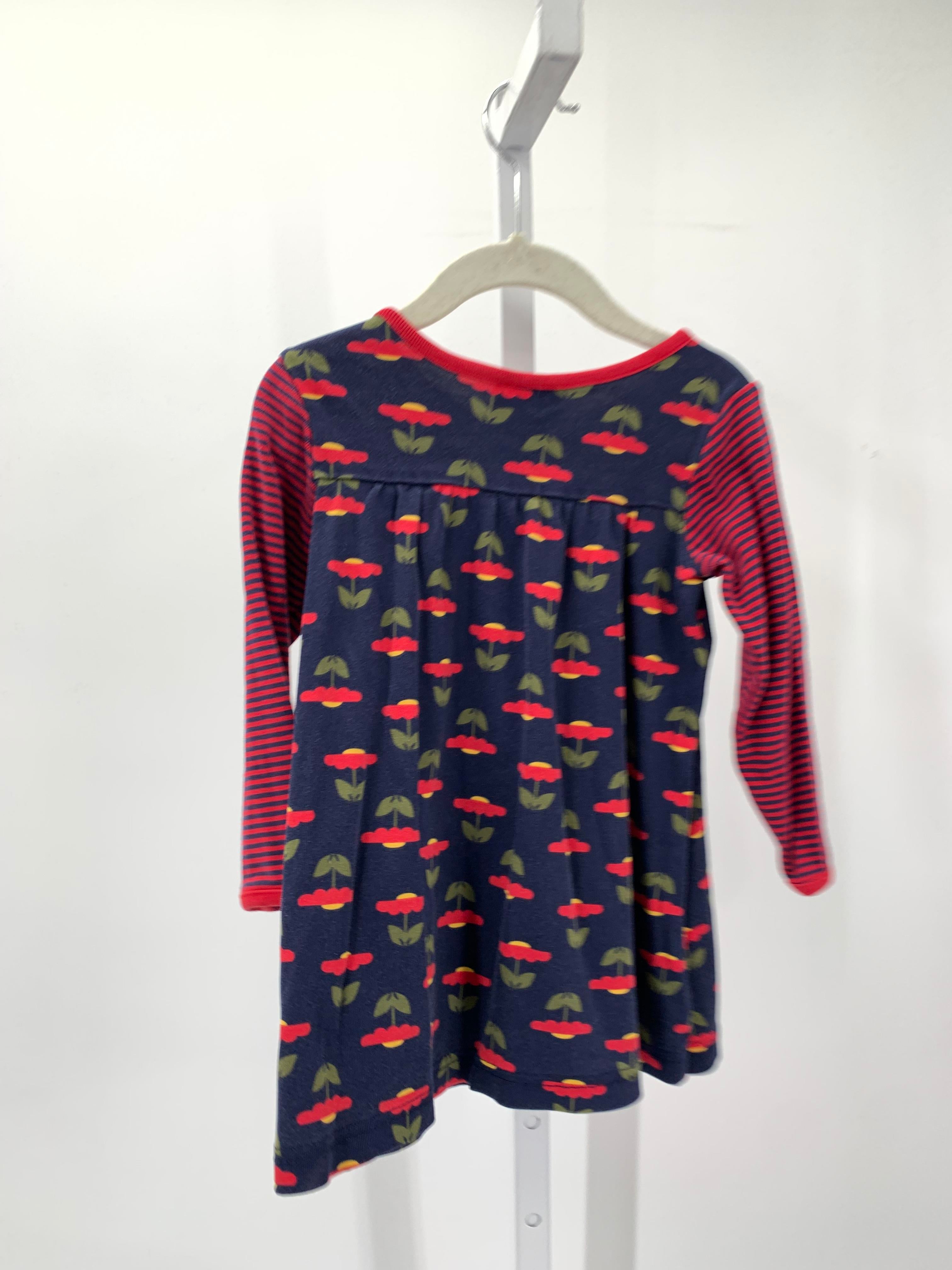 Hanna Anderson Size 3T Girls Long Sleeve Dress
