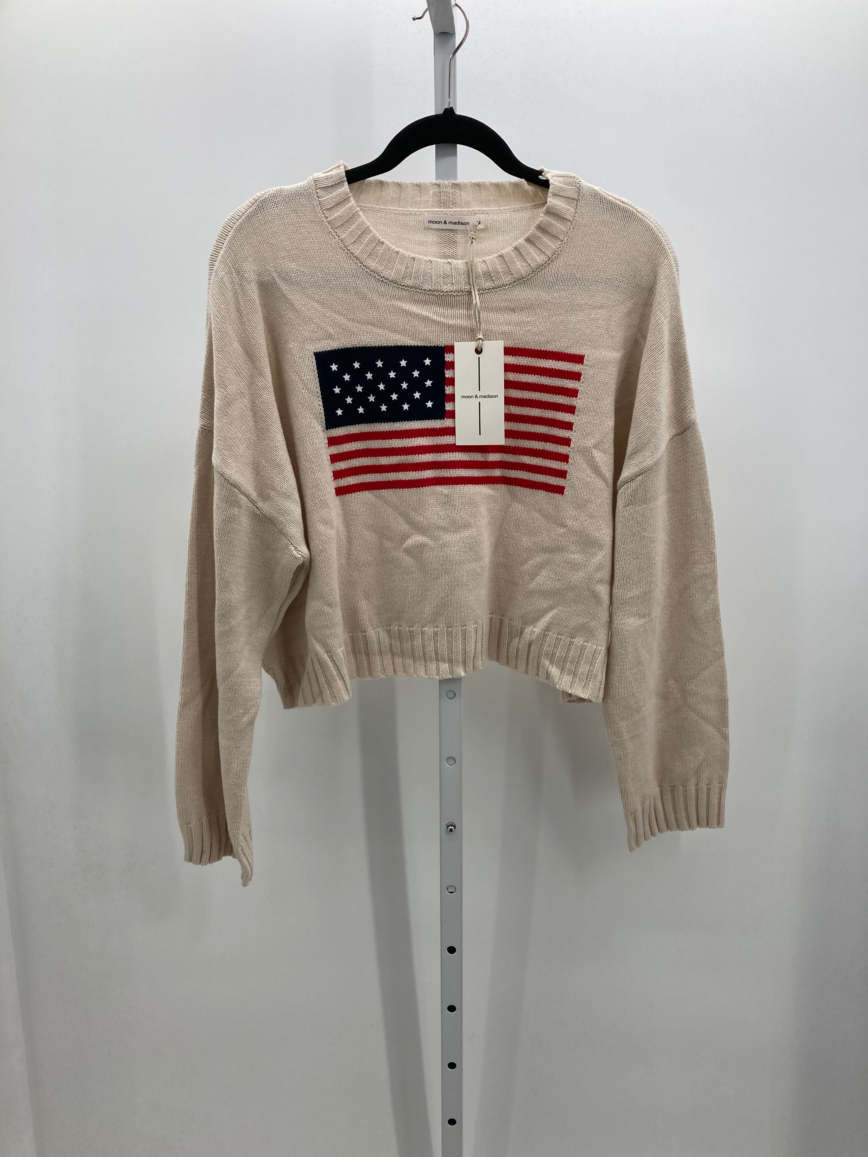 moon & madison Size Medium Juniors Long Sleeve Sweater