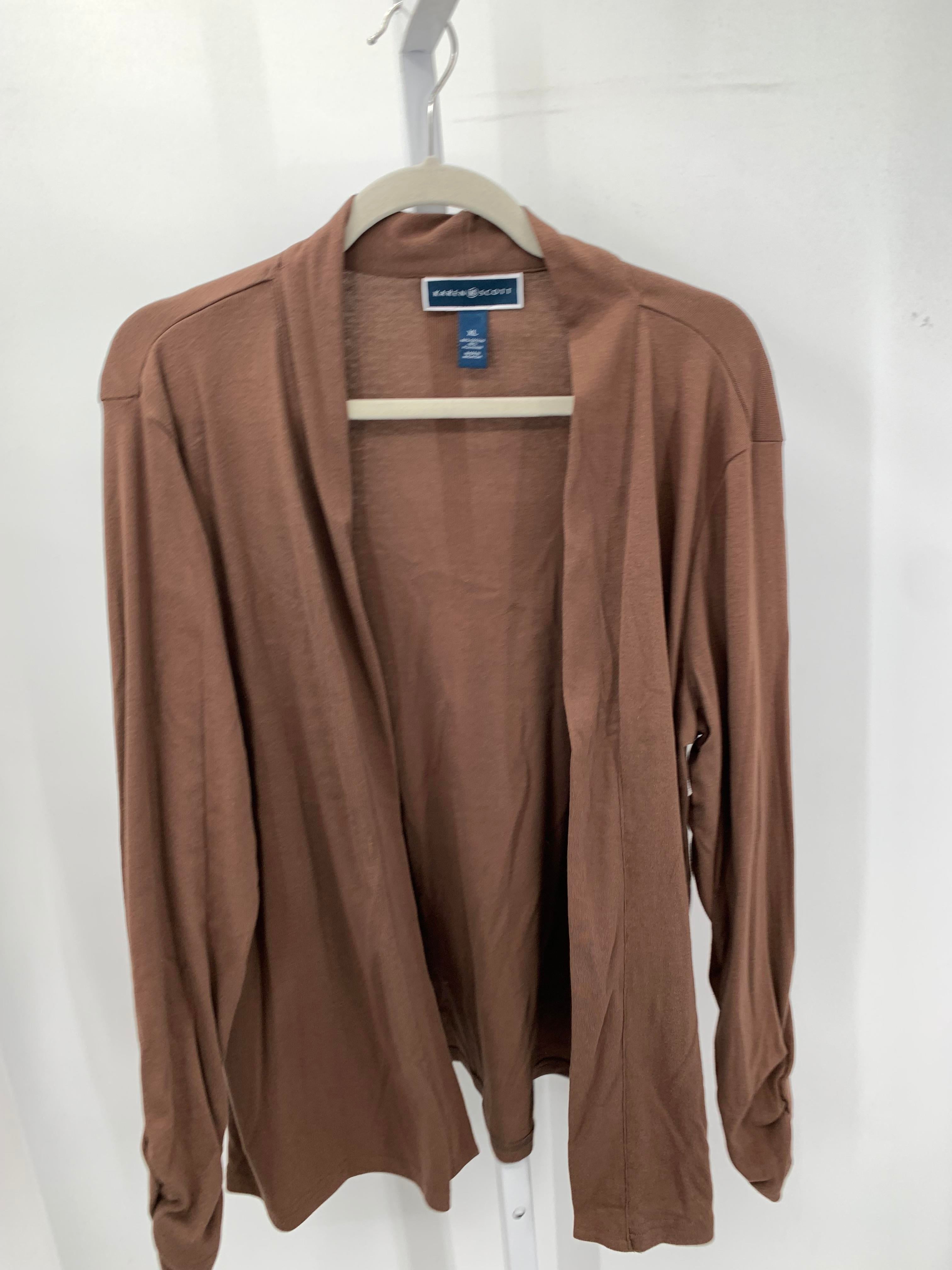 Karen Scott Size Extra Large Misses Cardigan
