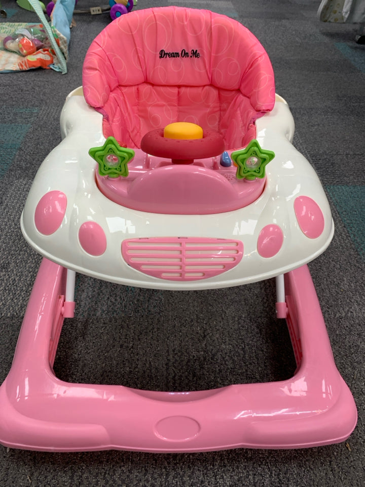 "Dream on Me" Pink Kids Walker