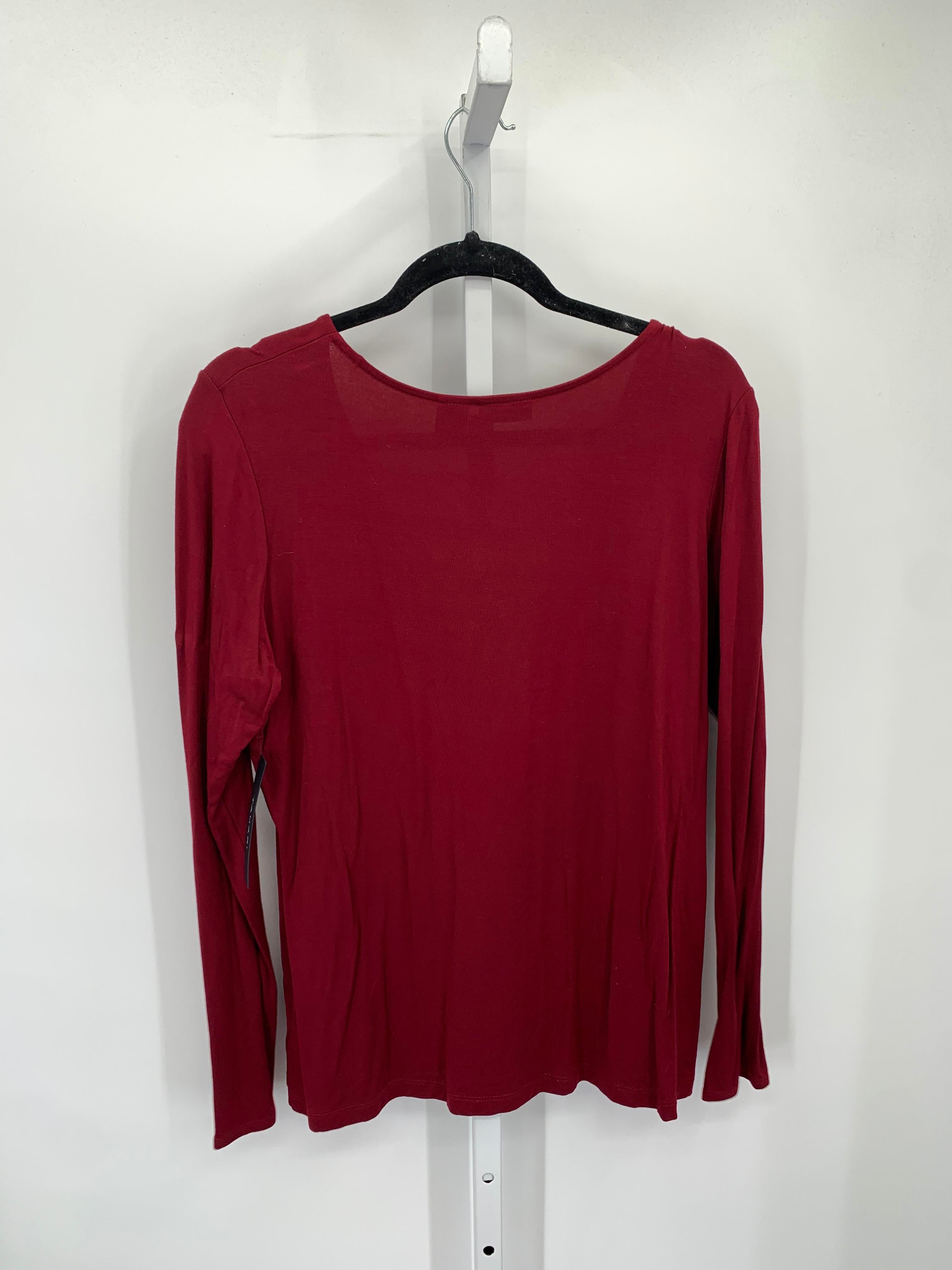 Tahari Size Large Misses Long Sleeve Shirt