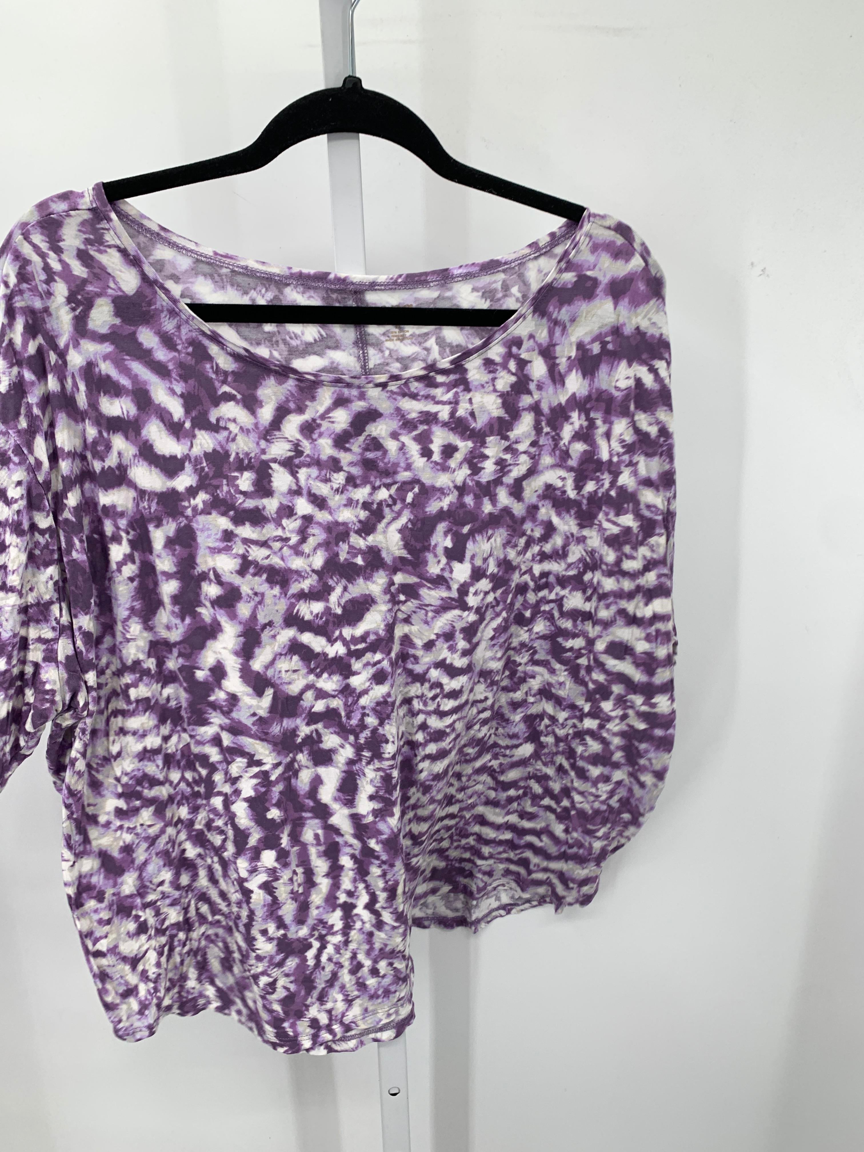 A.N.A. Size 2X Womens 3/4 Sleeve Shirt