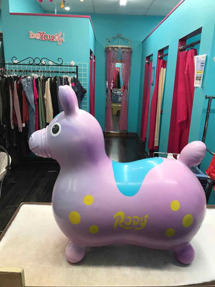 Purple Rody Bouncing Horse