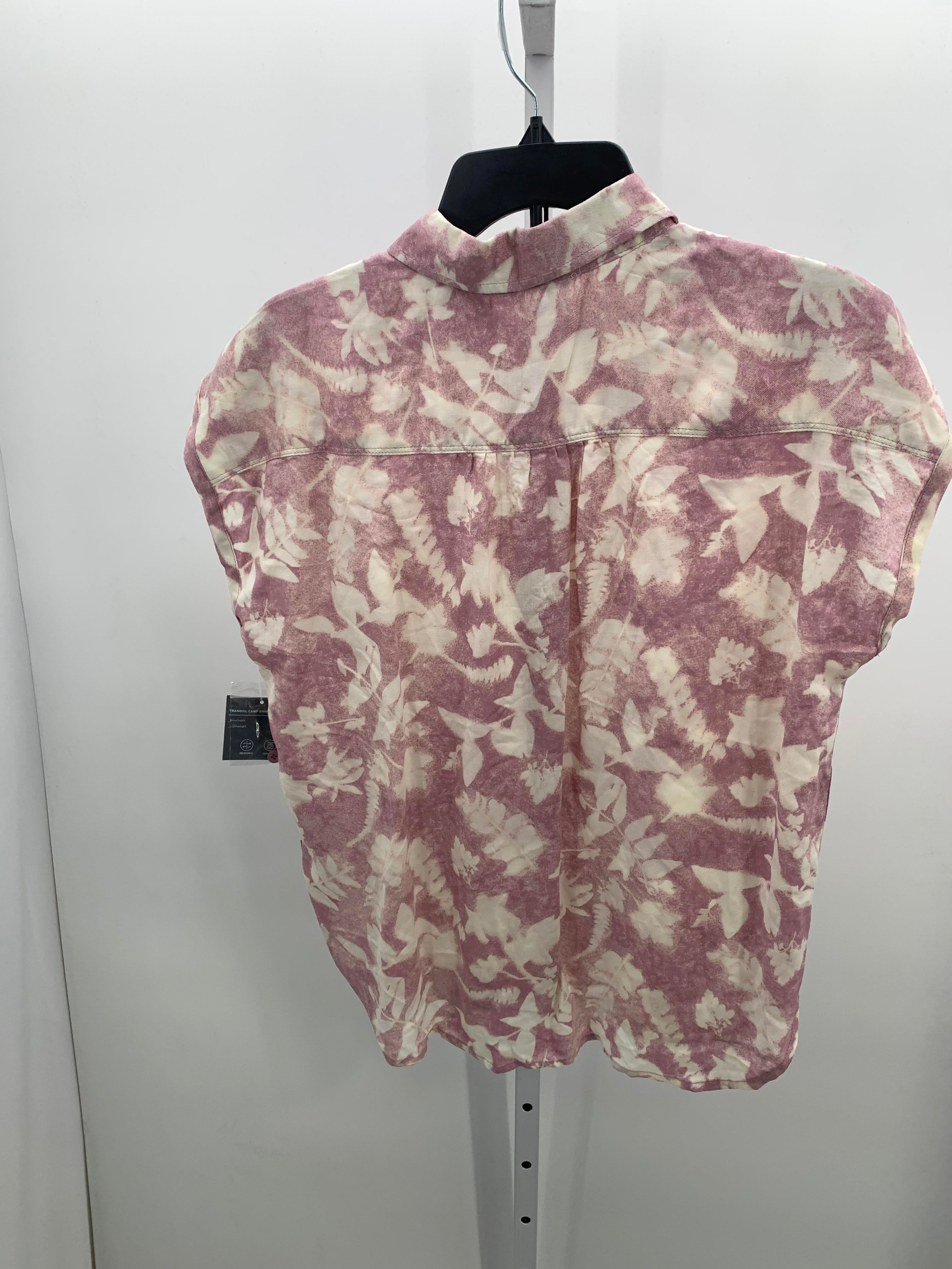 Eddie Bauer Size Small Misses Short Sleeve Shirt