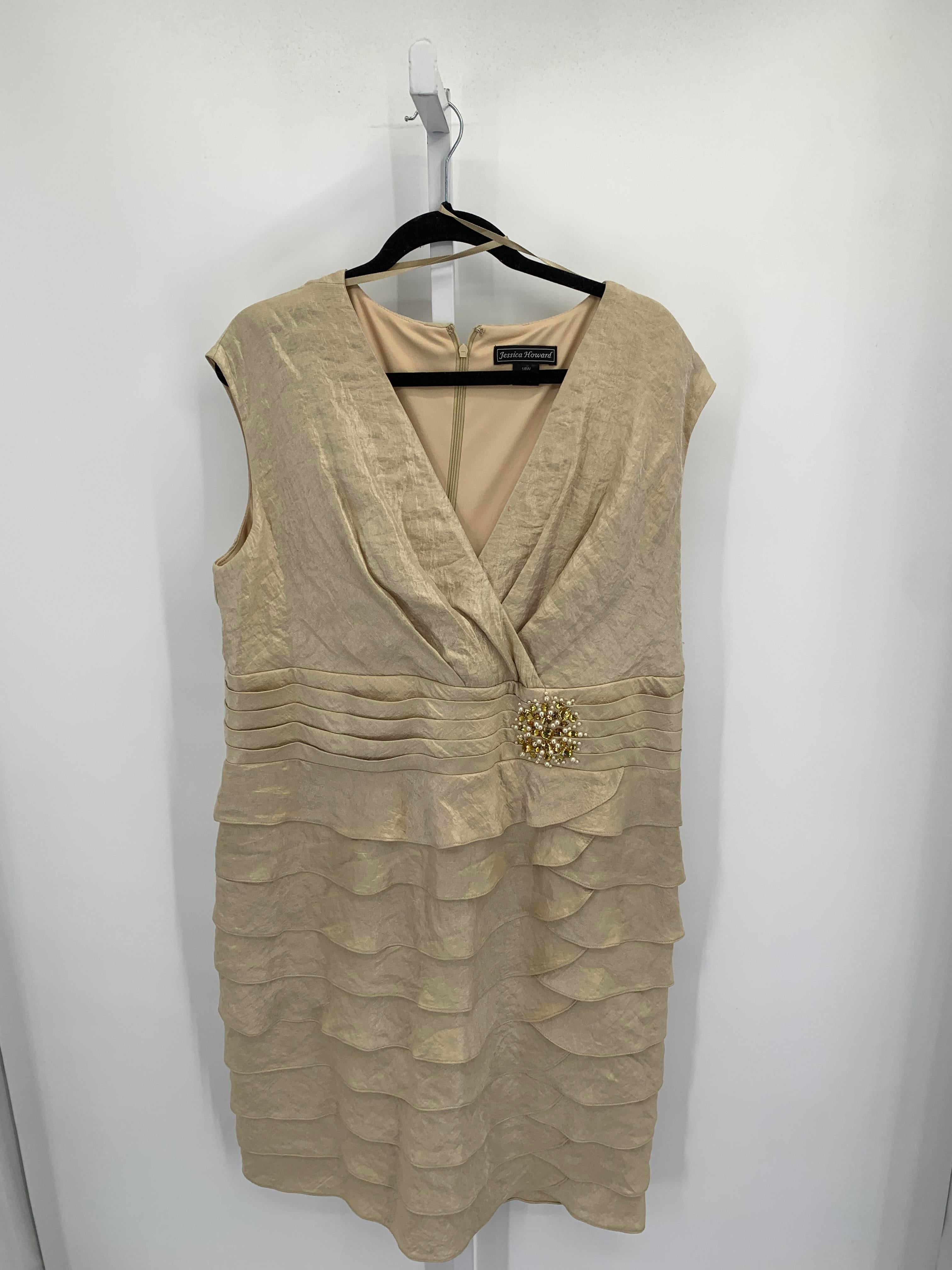 Jessica Howard Size 18 W Womens Sleeveless Dress