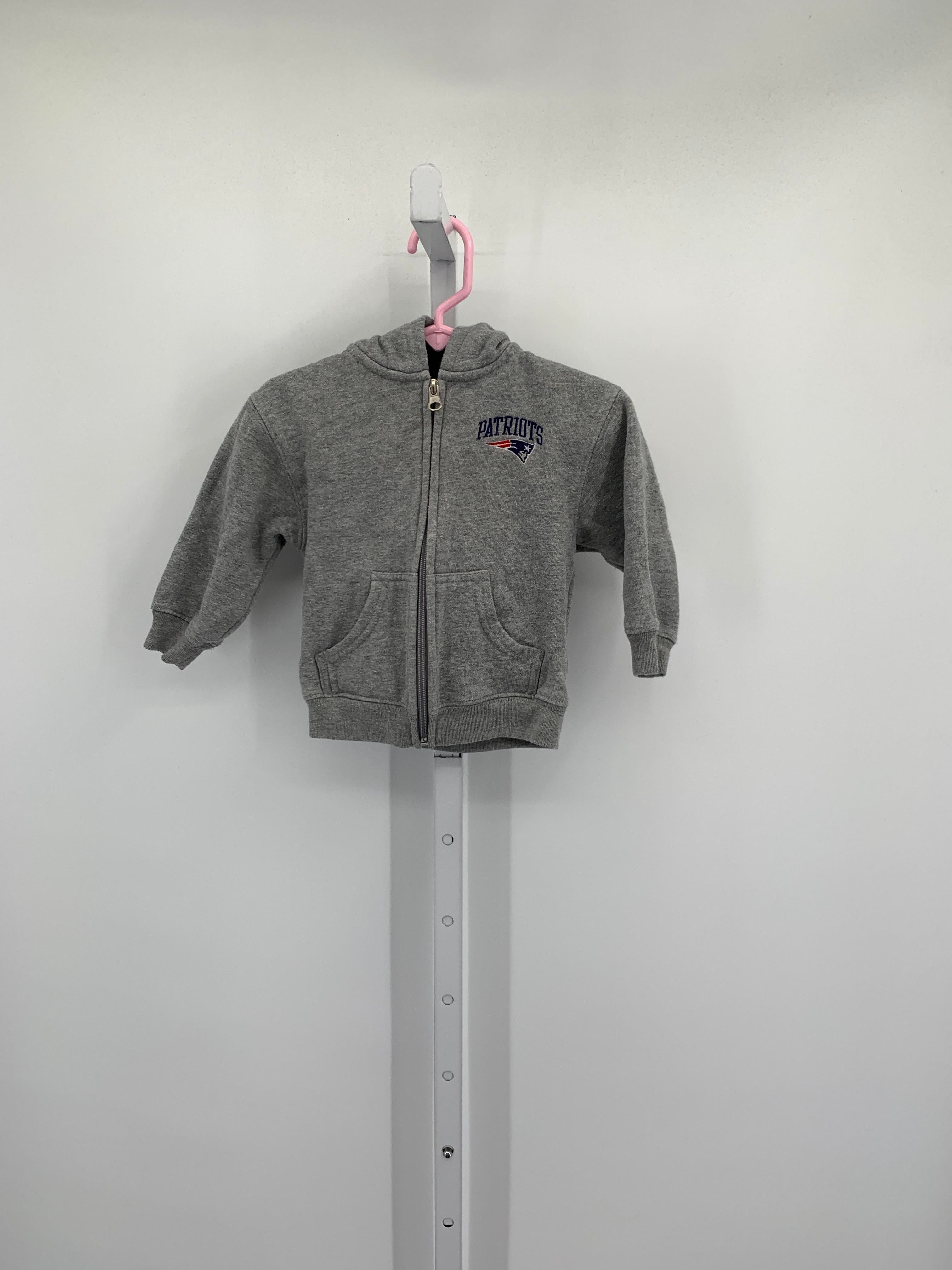 PATRIOTS HOODED ZIP KNIT