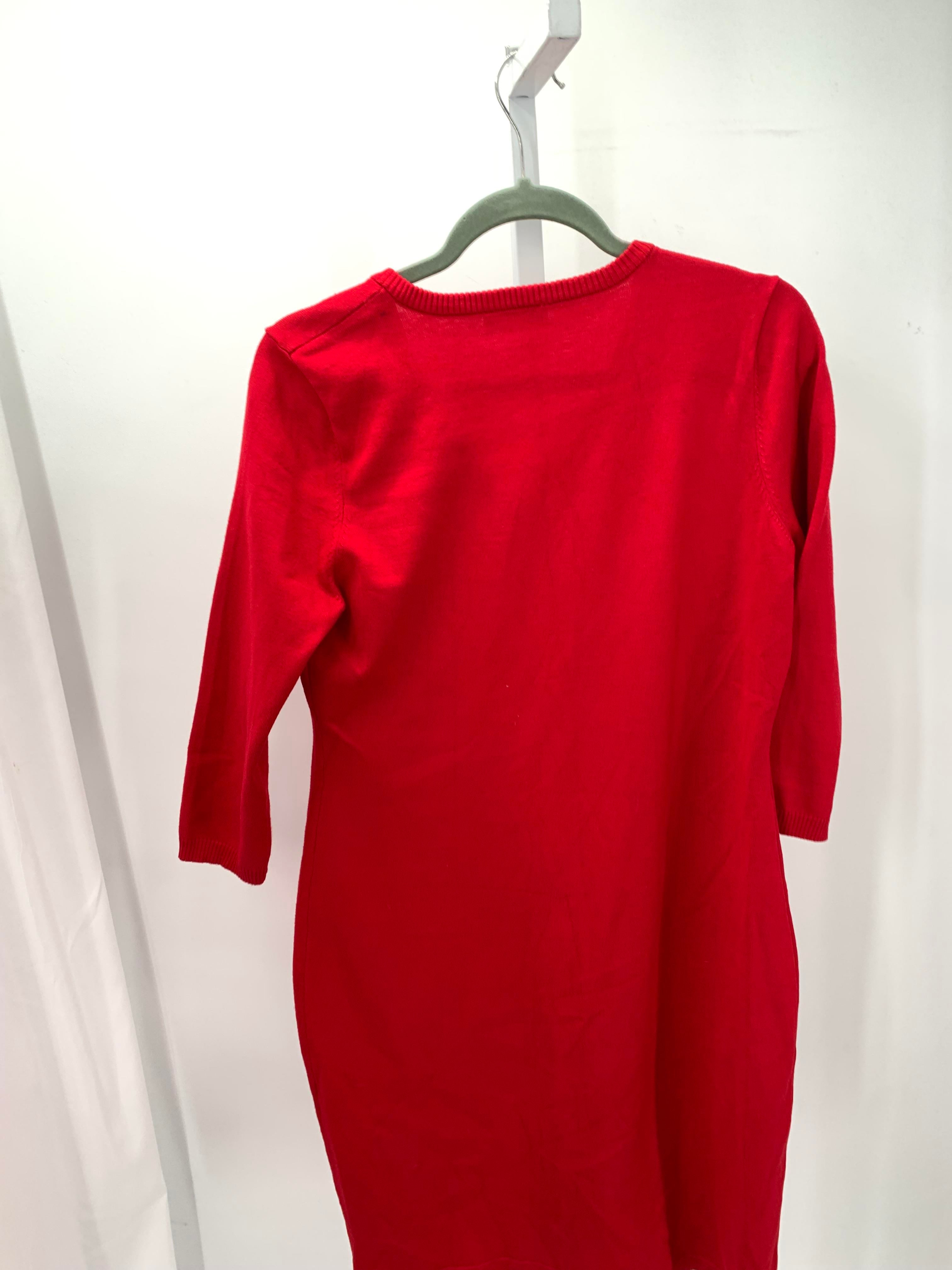 Calvin Klein Size Large Misses 3/4 Sleeve Dress