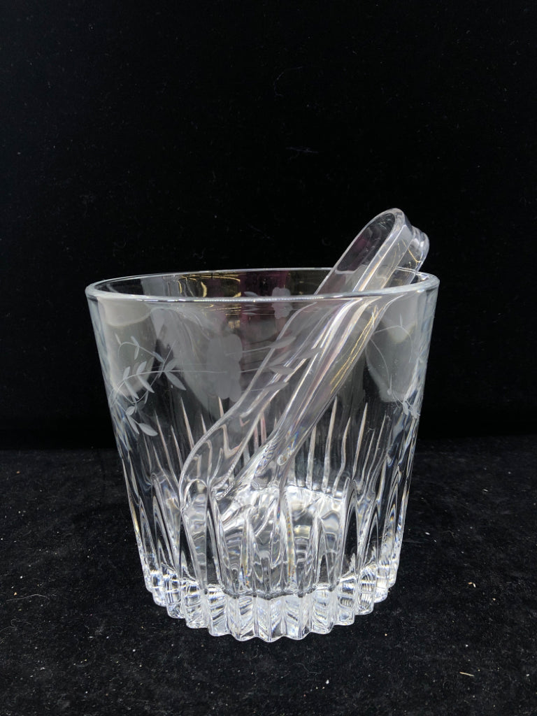 PRINCESS HOUSE ICE BUCKET W PLASTIC TONGS.