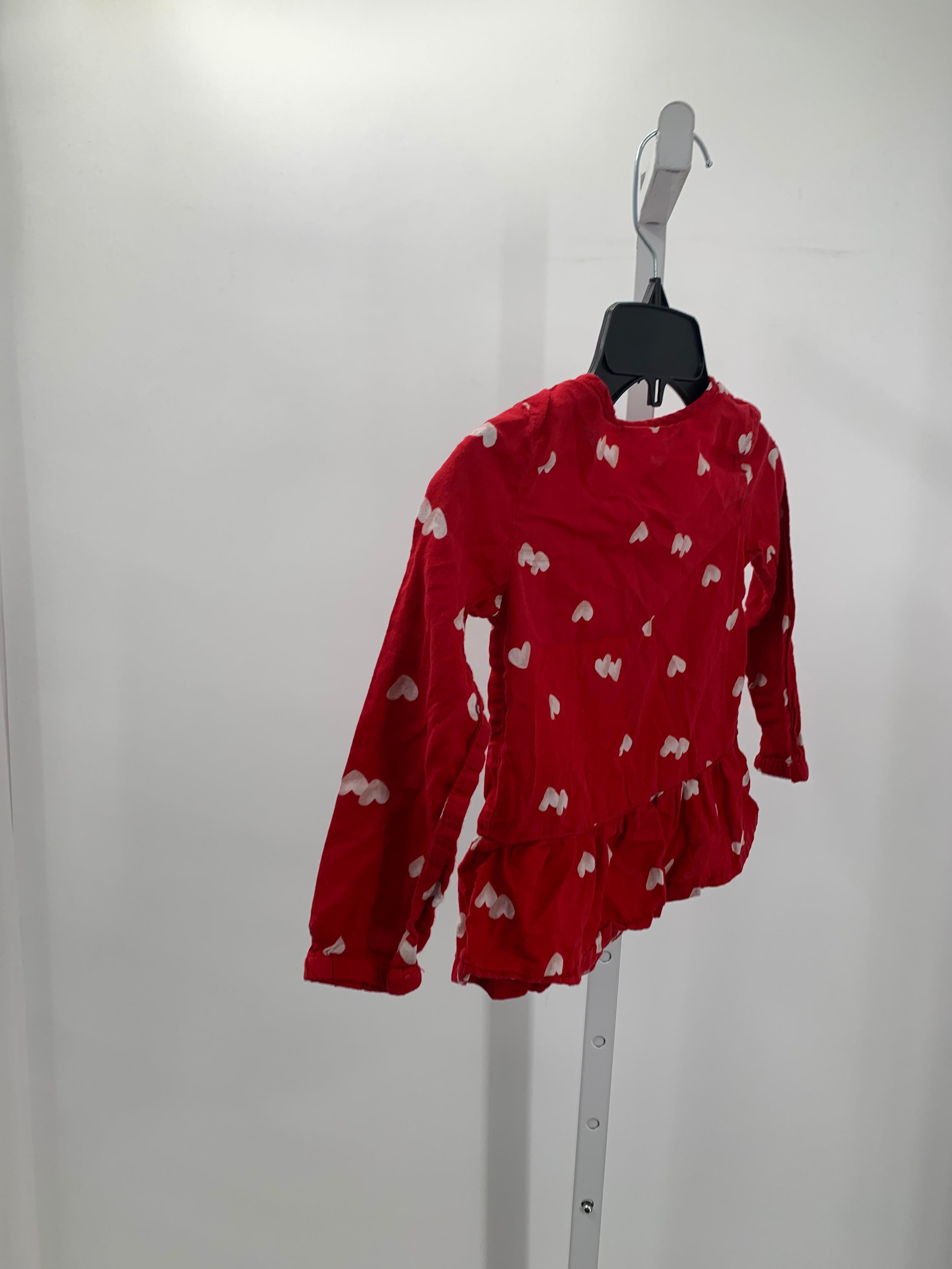 Carters Size 4T Girls Long Sleeve Shirt