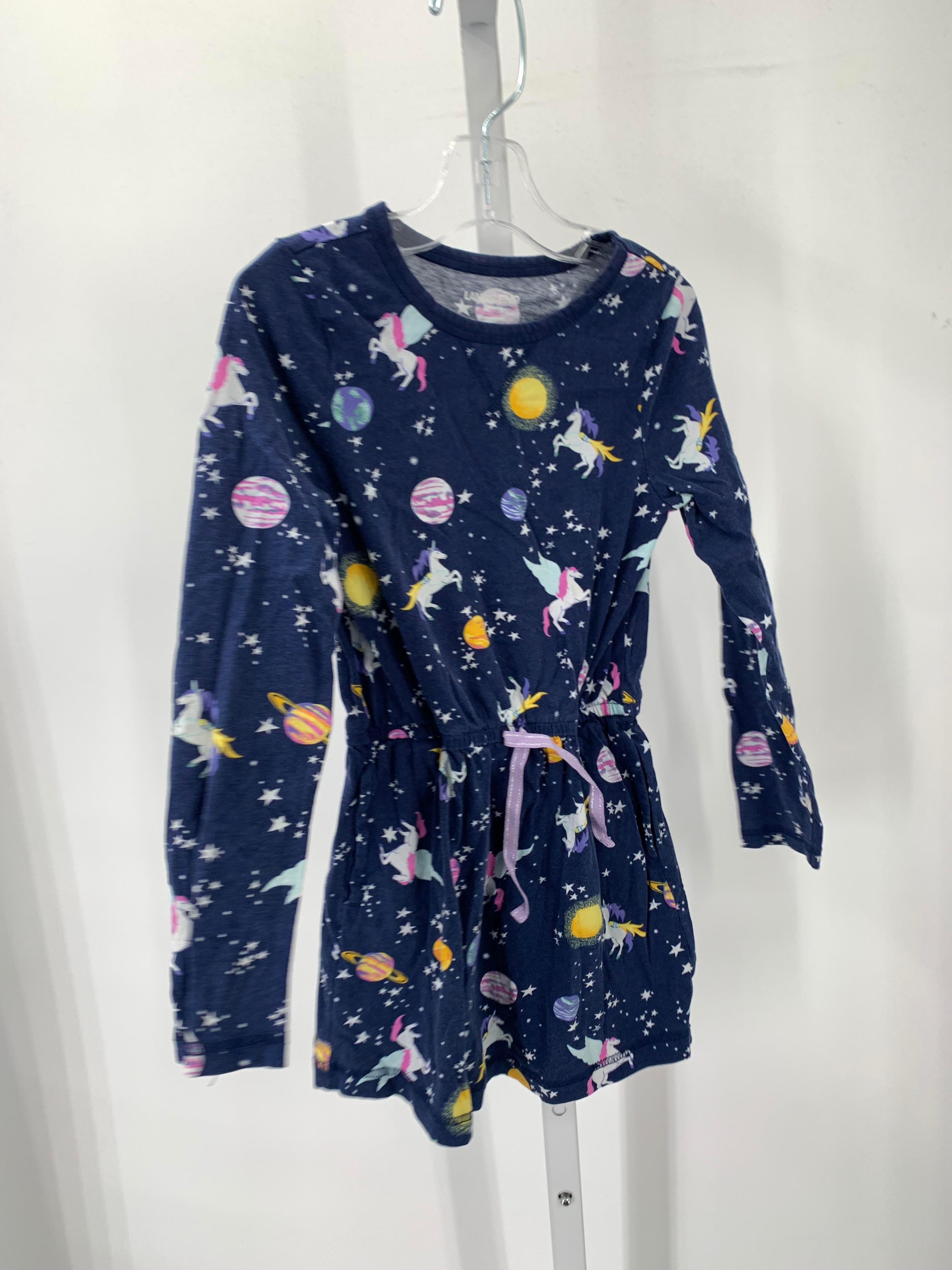 Lands End Size 5-6 Girls Long Sleeve Dress