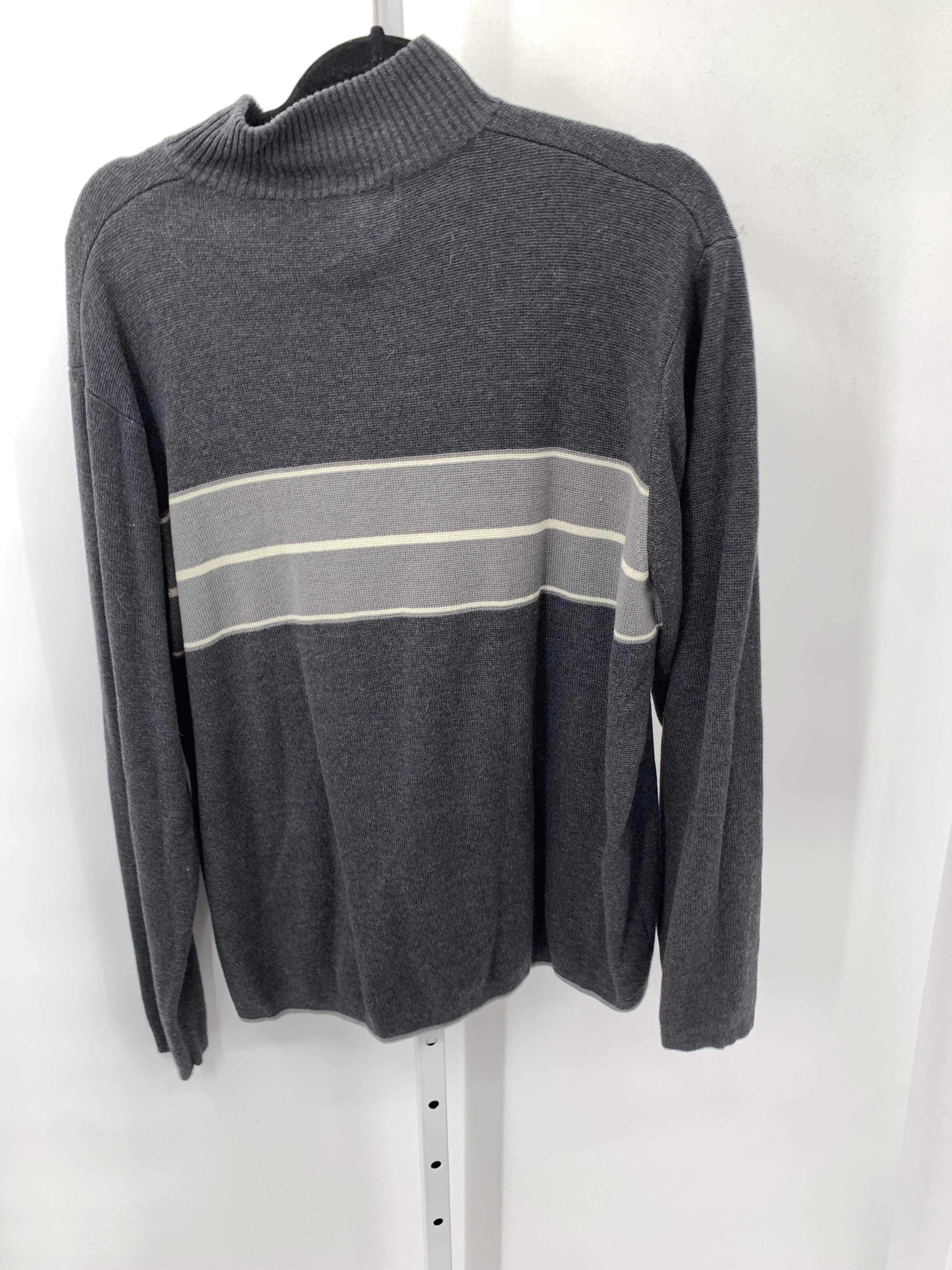 STRIPES PARTIAL ZIP