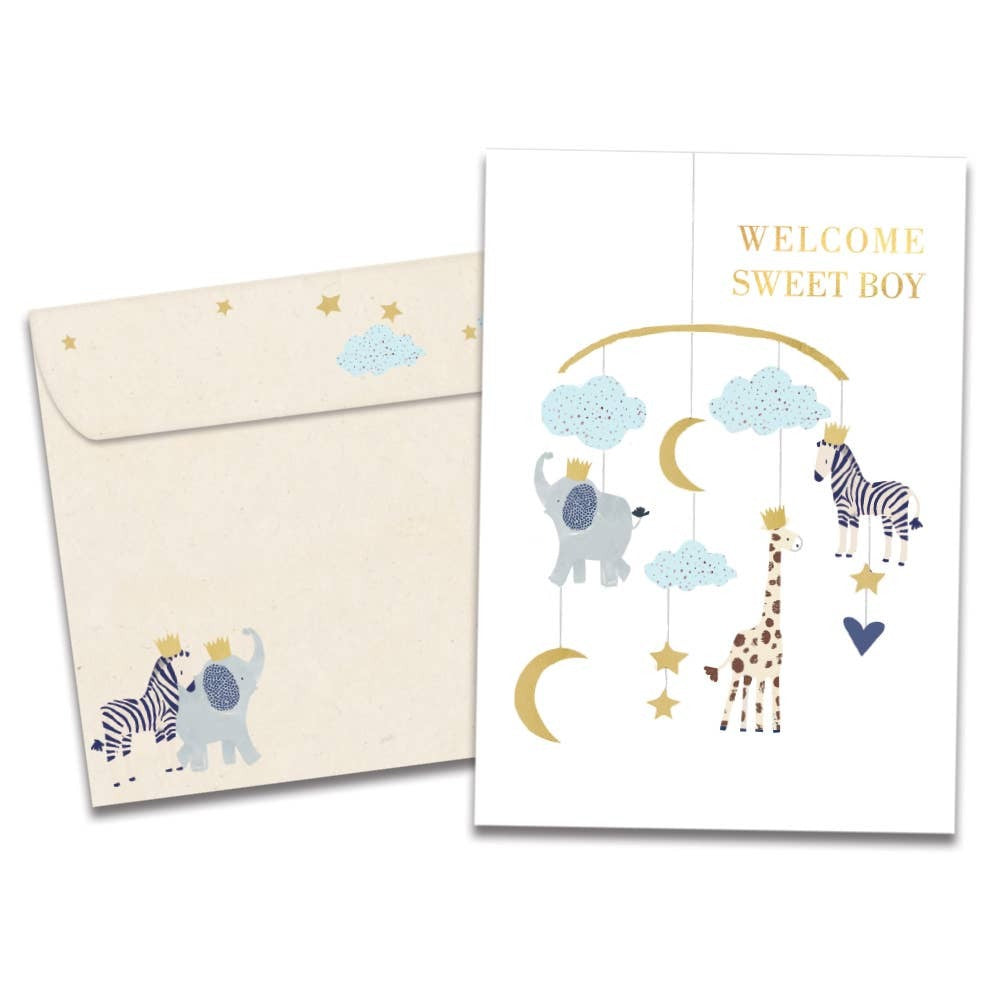 Welcome Sweet Baby, New Baby Card