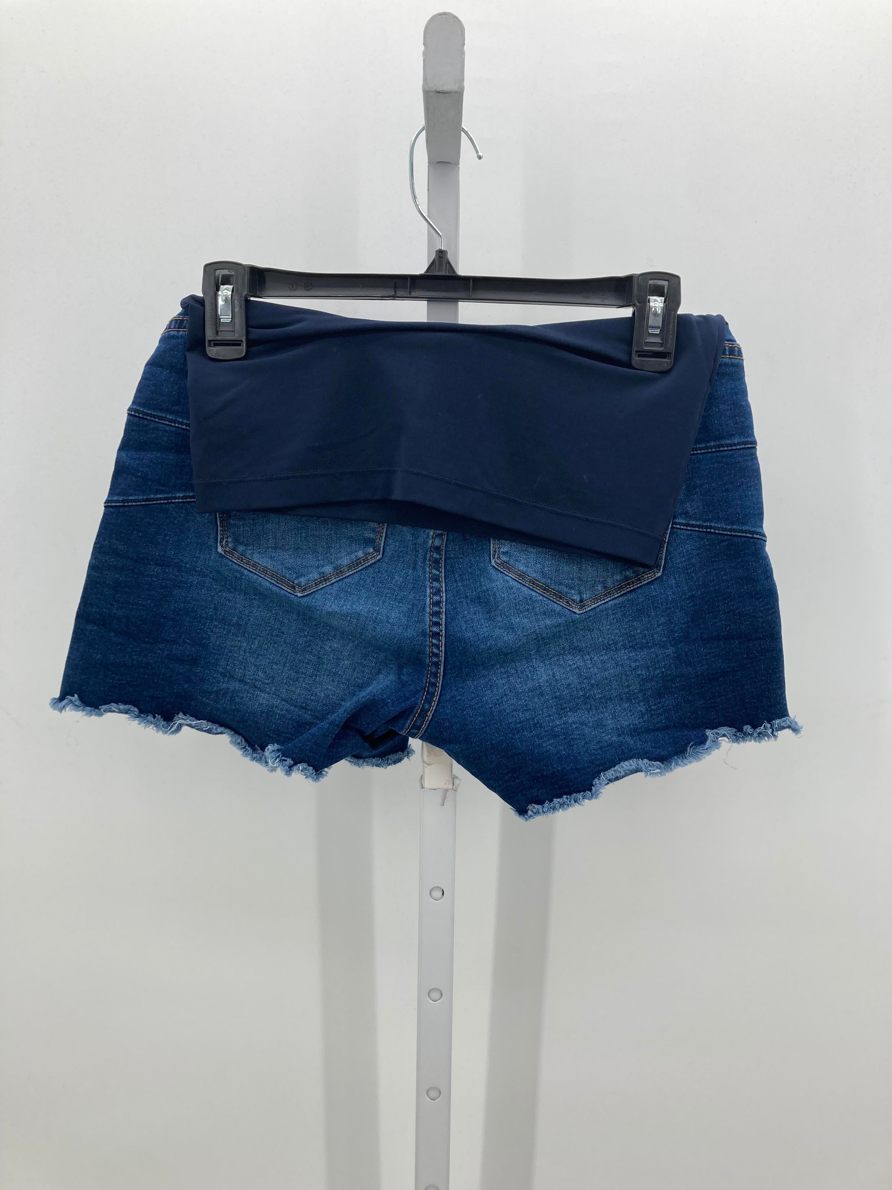 Denim Size Medium Maternity Shorts