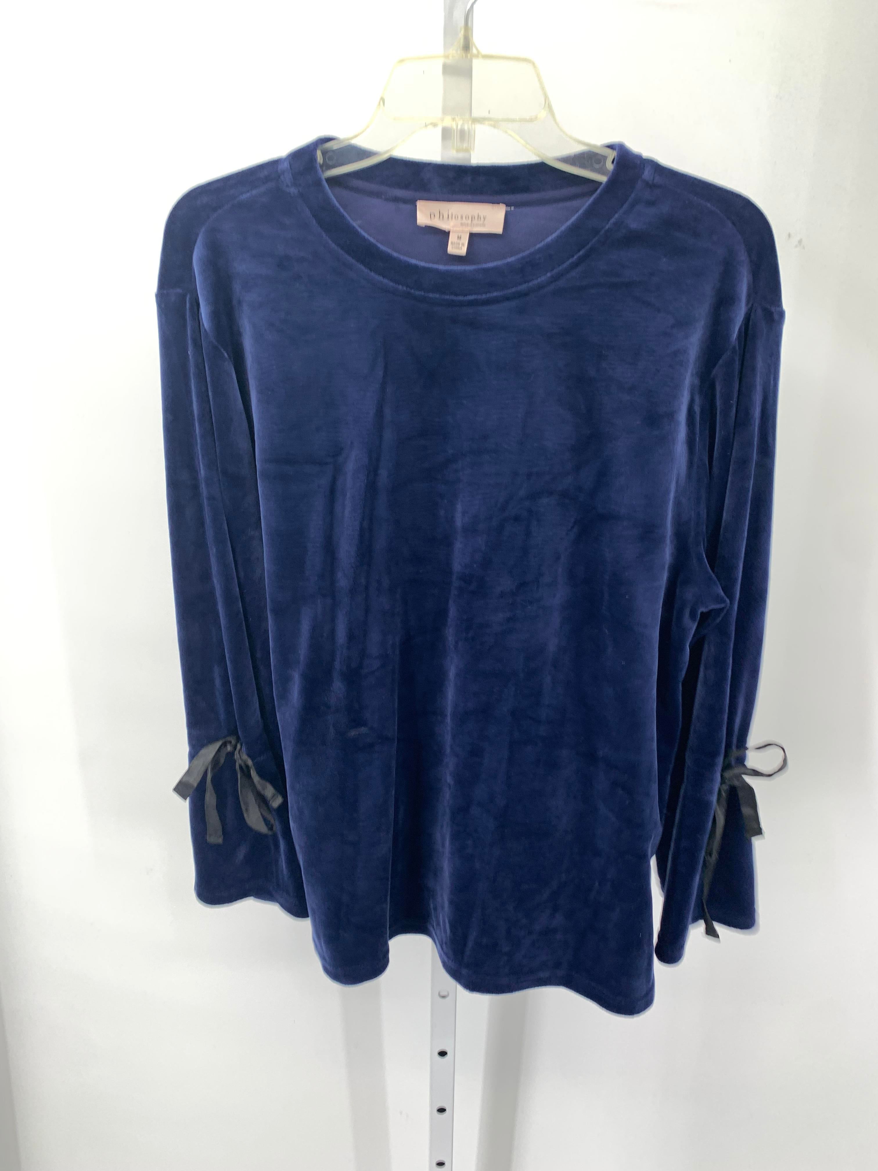 philosophy Size Medium Misses Long Sleeve Shirt