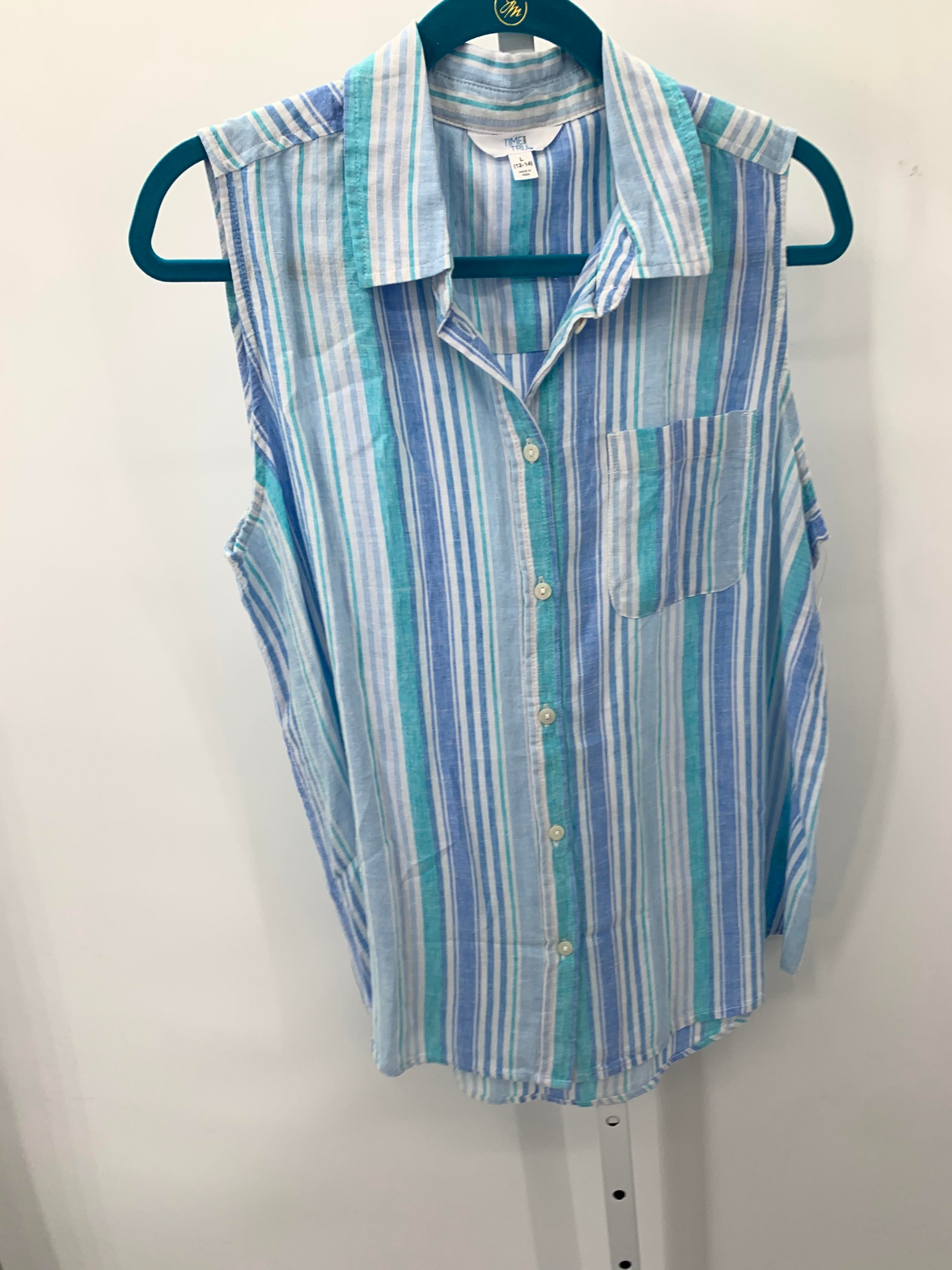 Time and Tru Size Large Misses Sleeveless Shirt