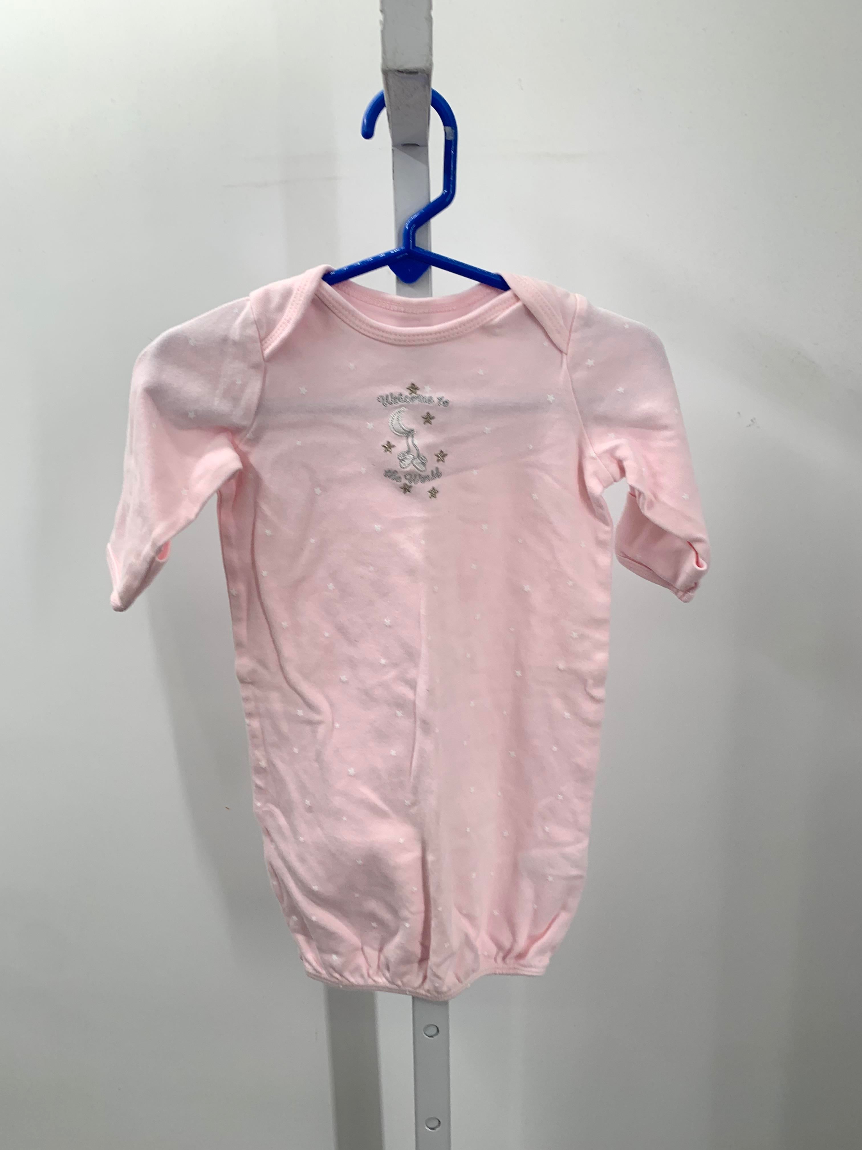 Little Me Size 0-3 months Girls Gown Sleeper