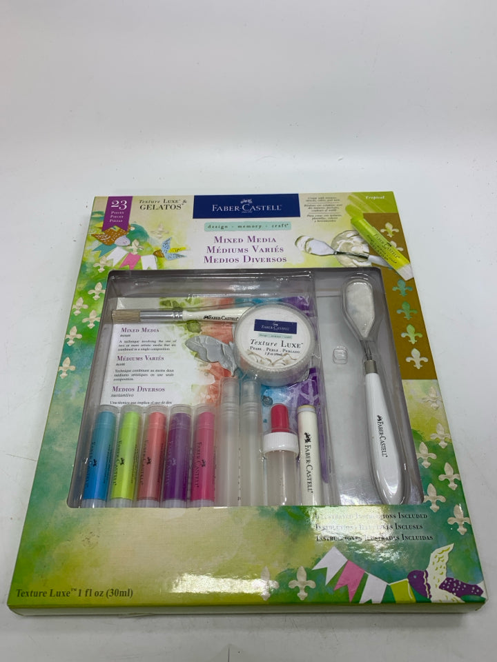 NIB MIXED MEDIA KIT.