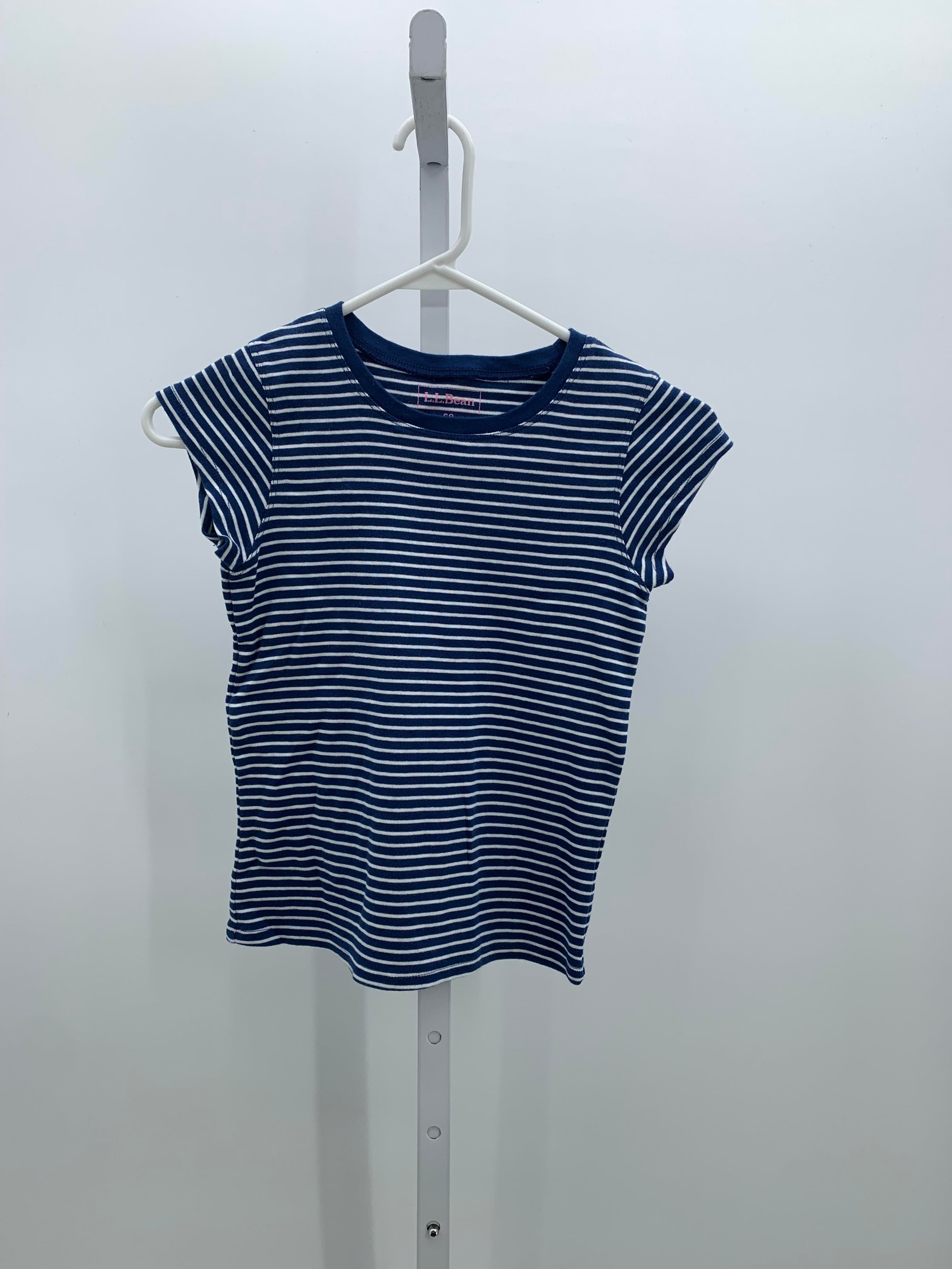 LL Bean Size 8 Girls Short Sleeve Shirt