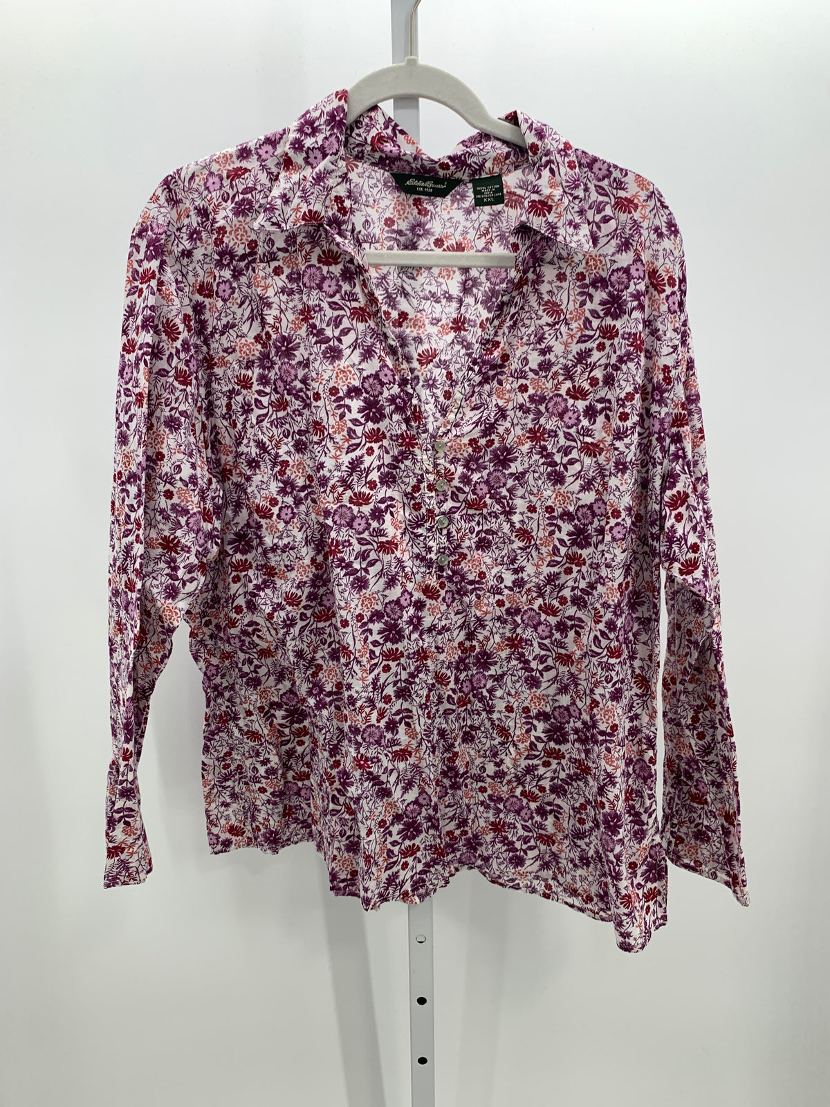 Eddie Bauer Size XXL Misses Long Sleeve Shirt