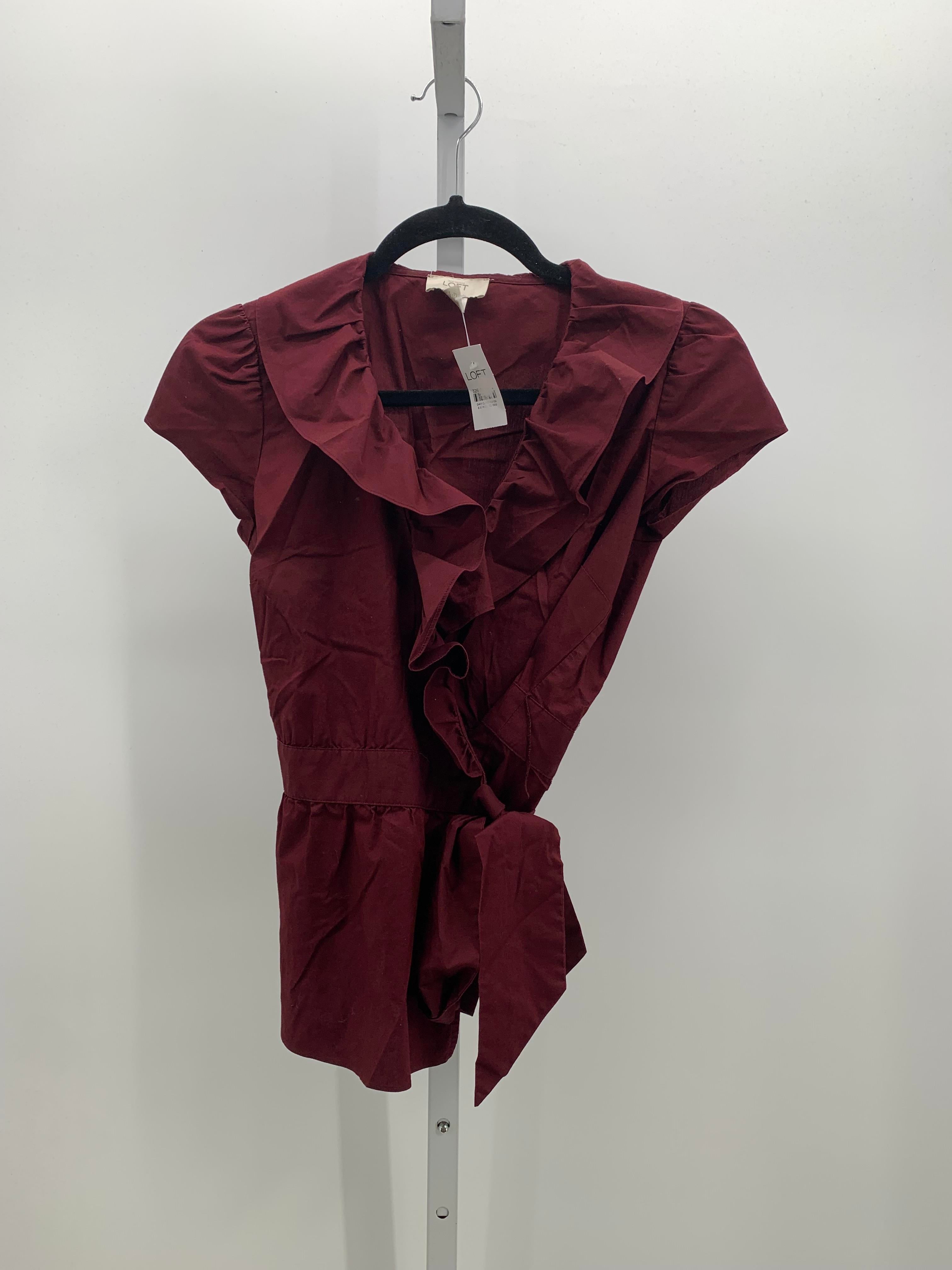 Loft Size X Small Misses Short Sleeve Shirt