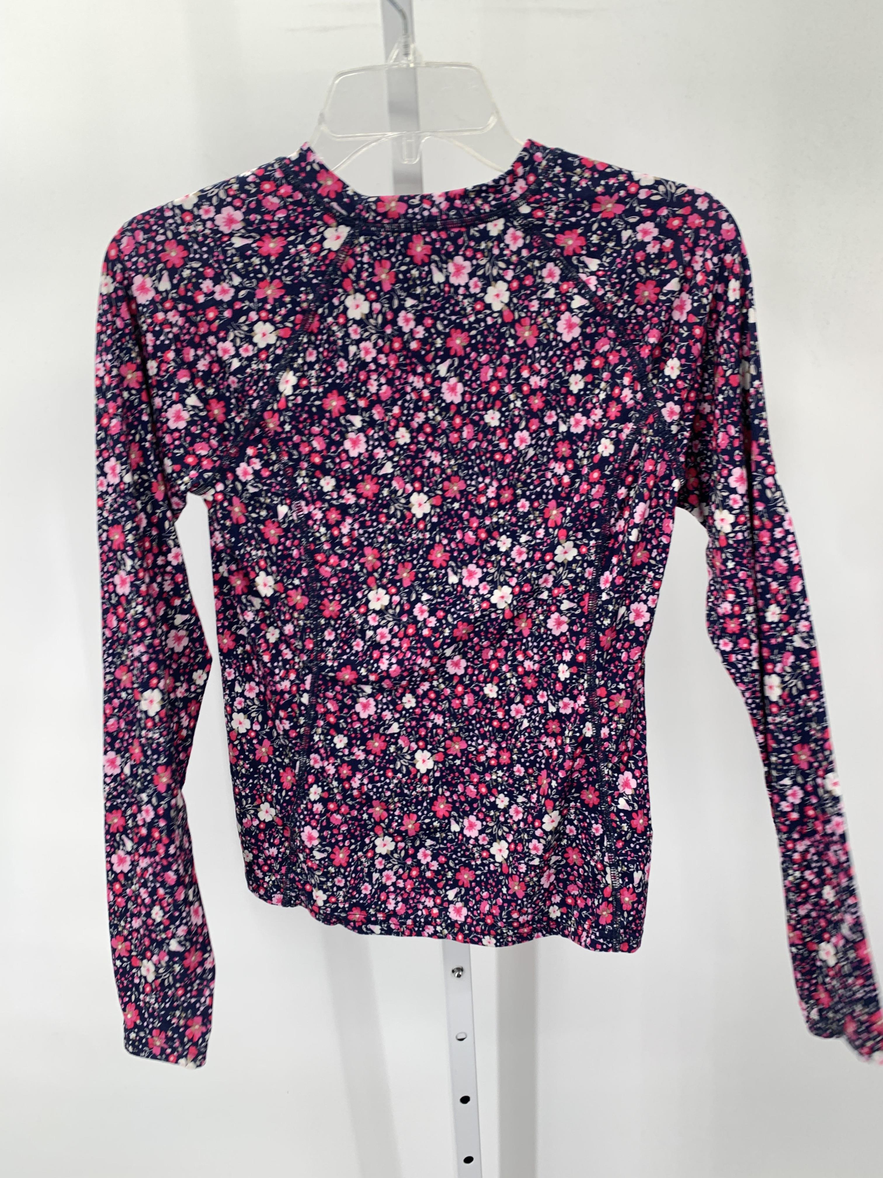 Lands End Size 14 Girls Long Sleeve Shirt