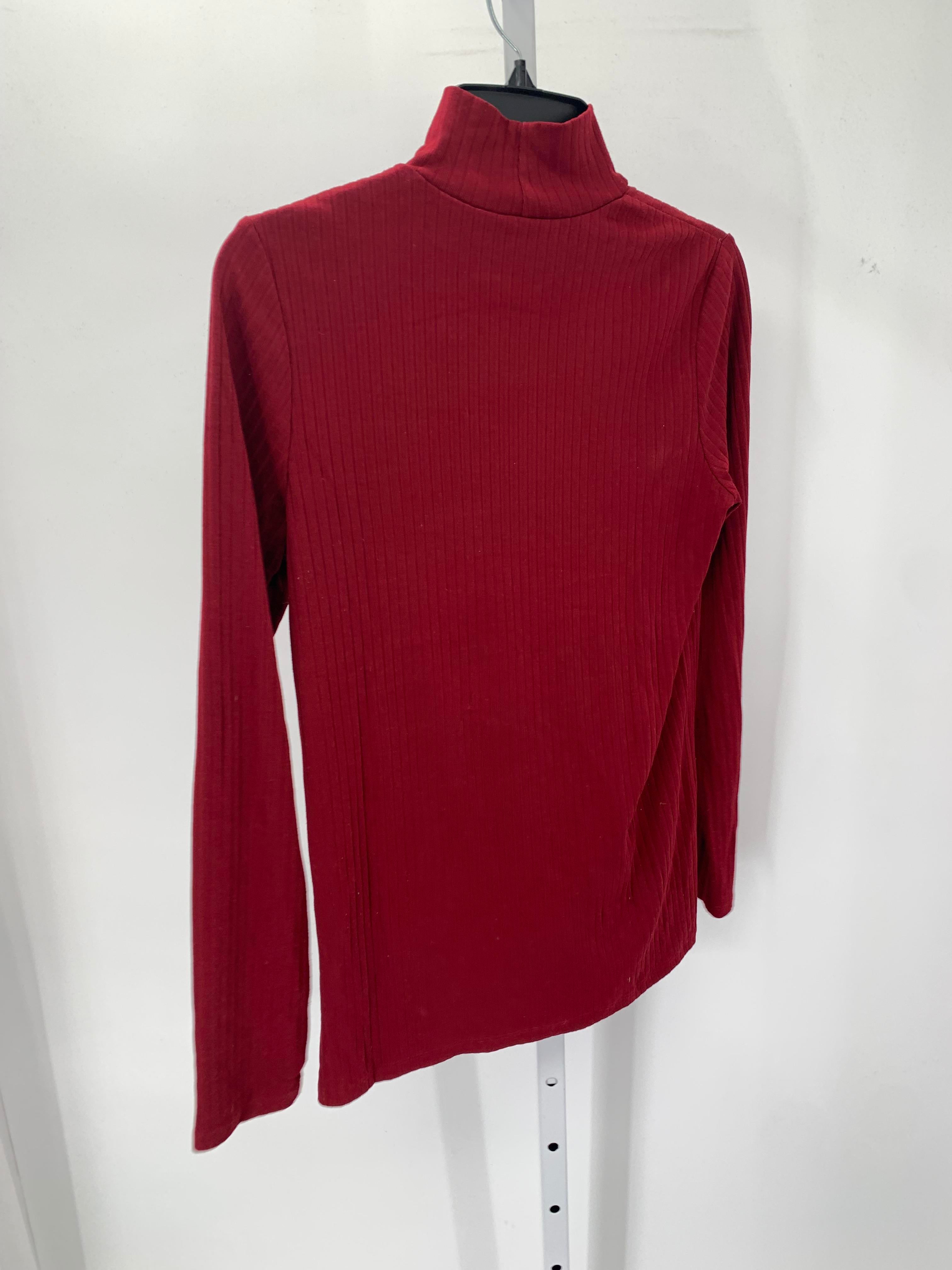 Lands End Size X Small Misses Long Sleeve Shirt