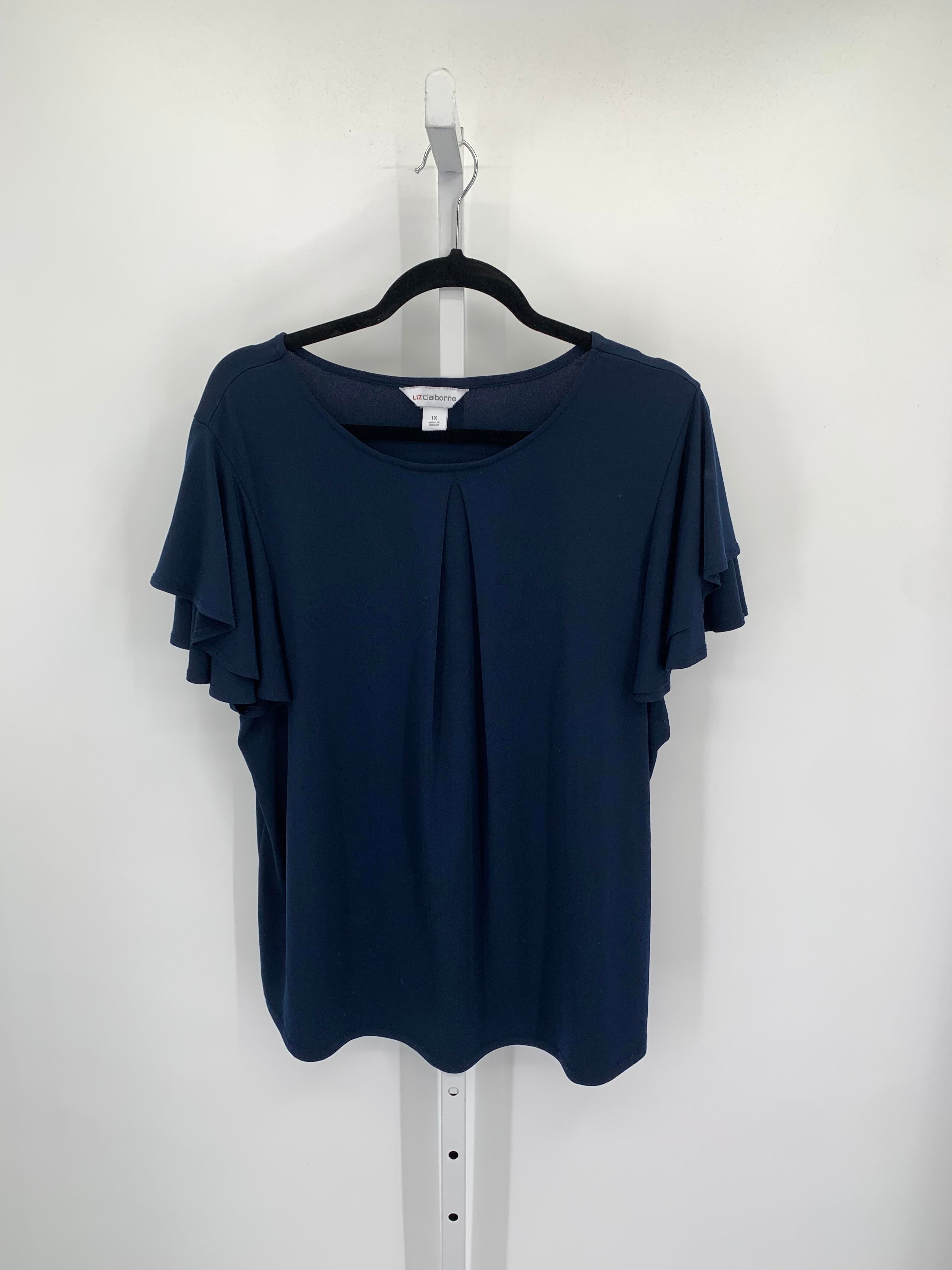 Liz Claiborne Size 1X Womens Short Sleeve Shirt