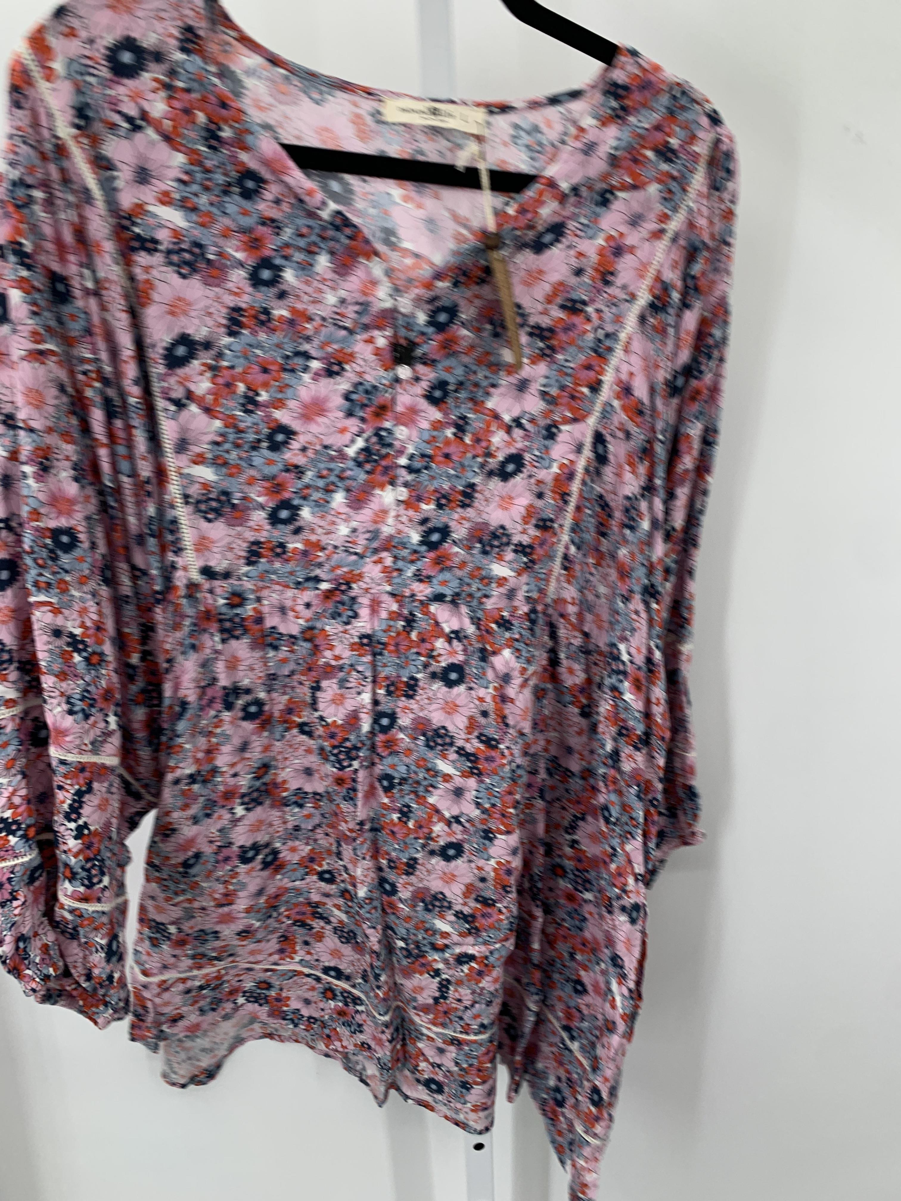 Natural Life Size Large Misses Long Sleeve Dress