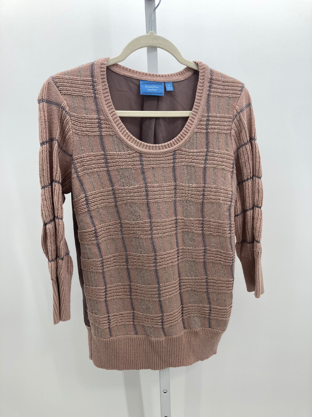 Vera Wang Size Medium Misses 3/4 Sleeve Sweater