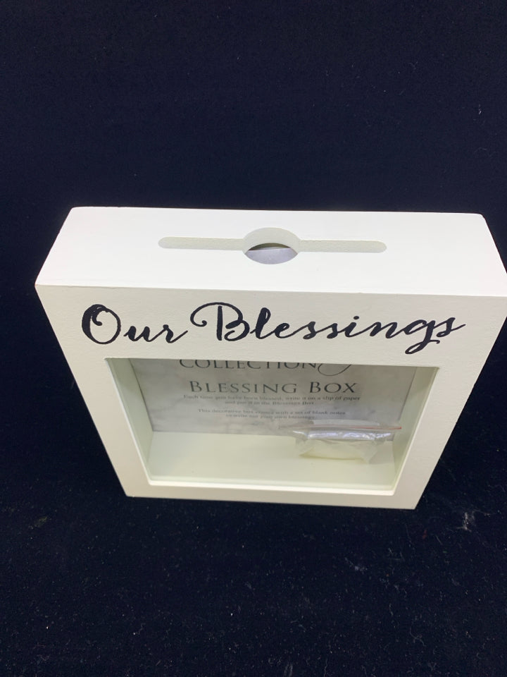 "OUR BLESSING" DROP BOX MONEY/CARDS.