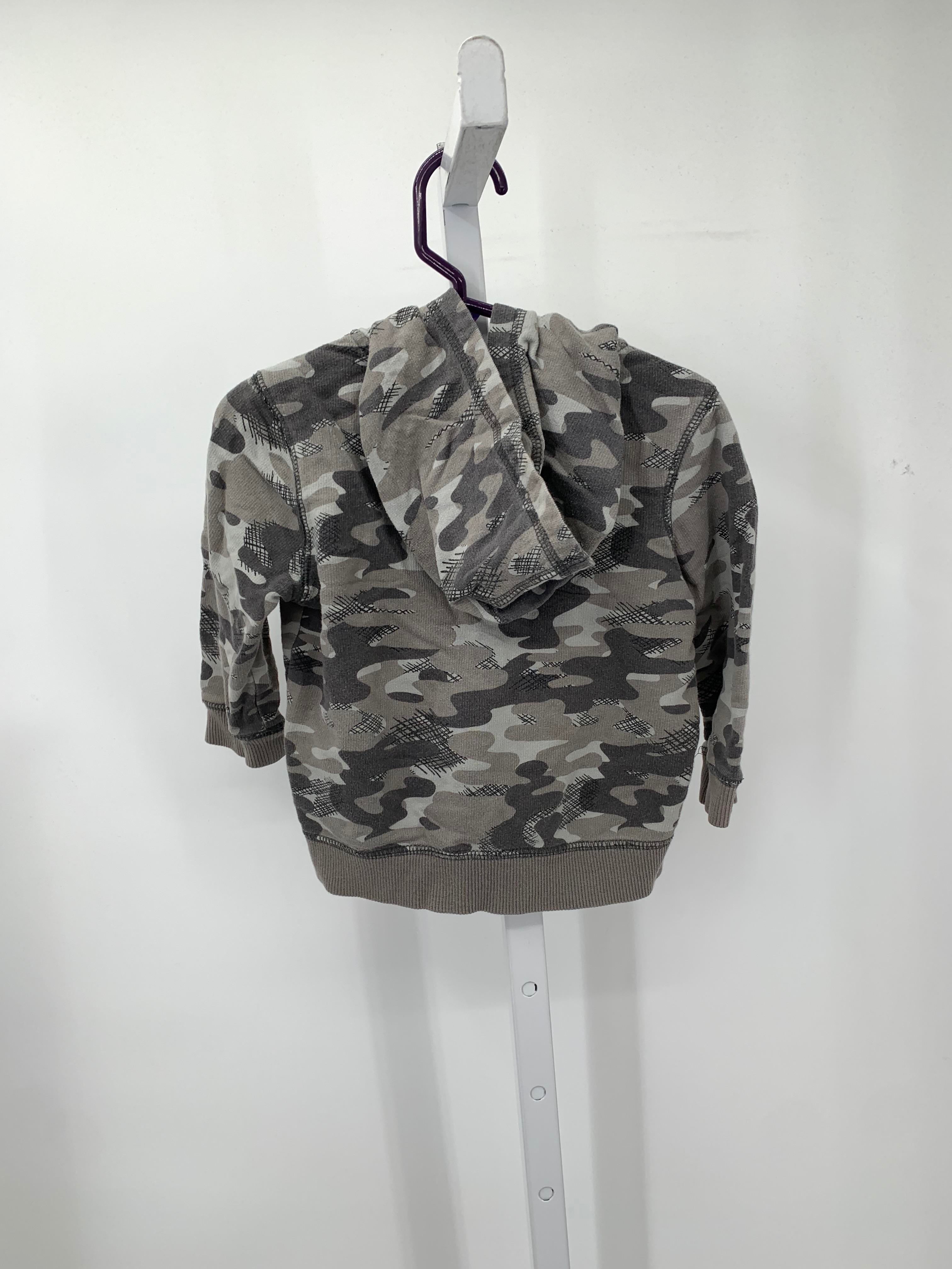 CAMO HOODED ZIP
