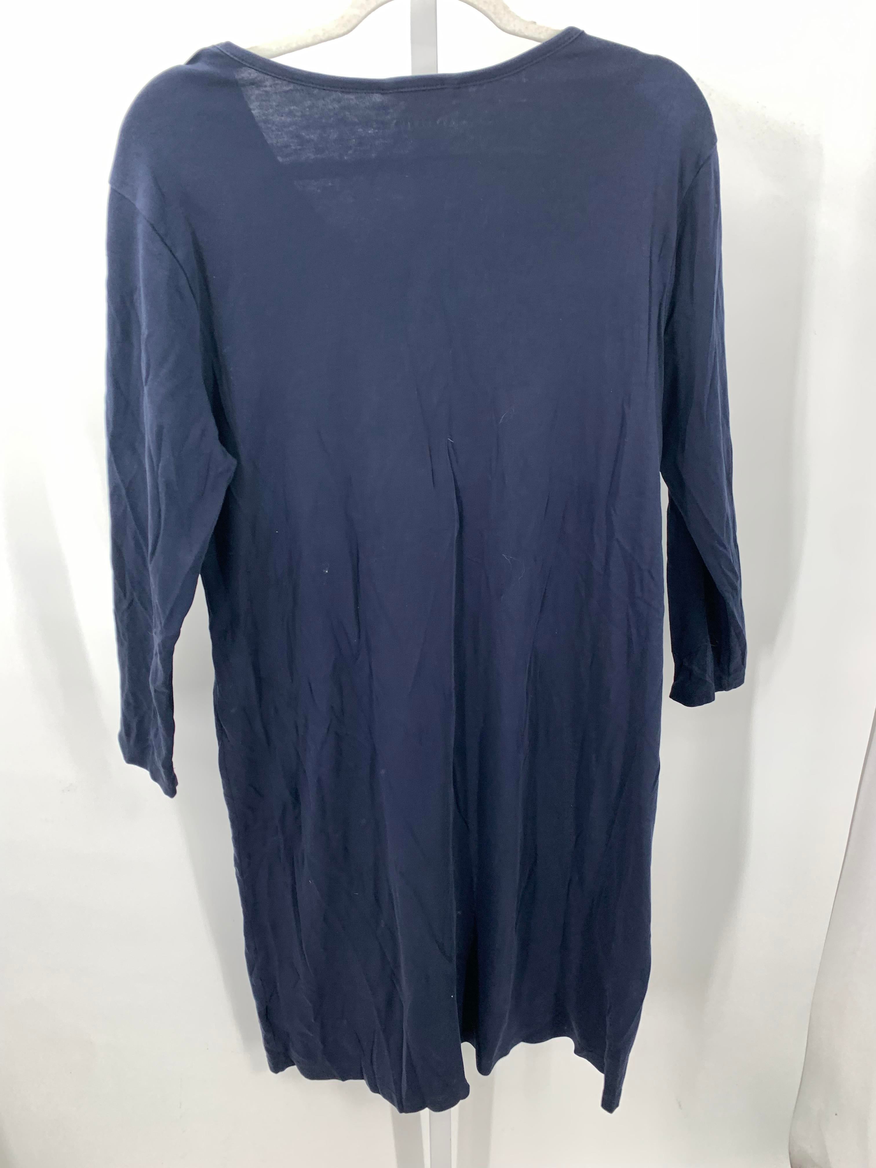 Lands End Size Extra Large Misses Long Sleeve Dress