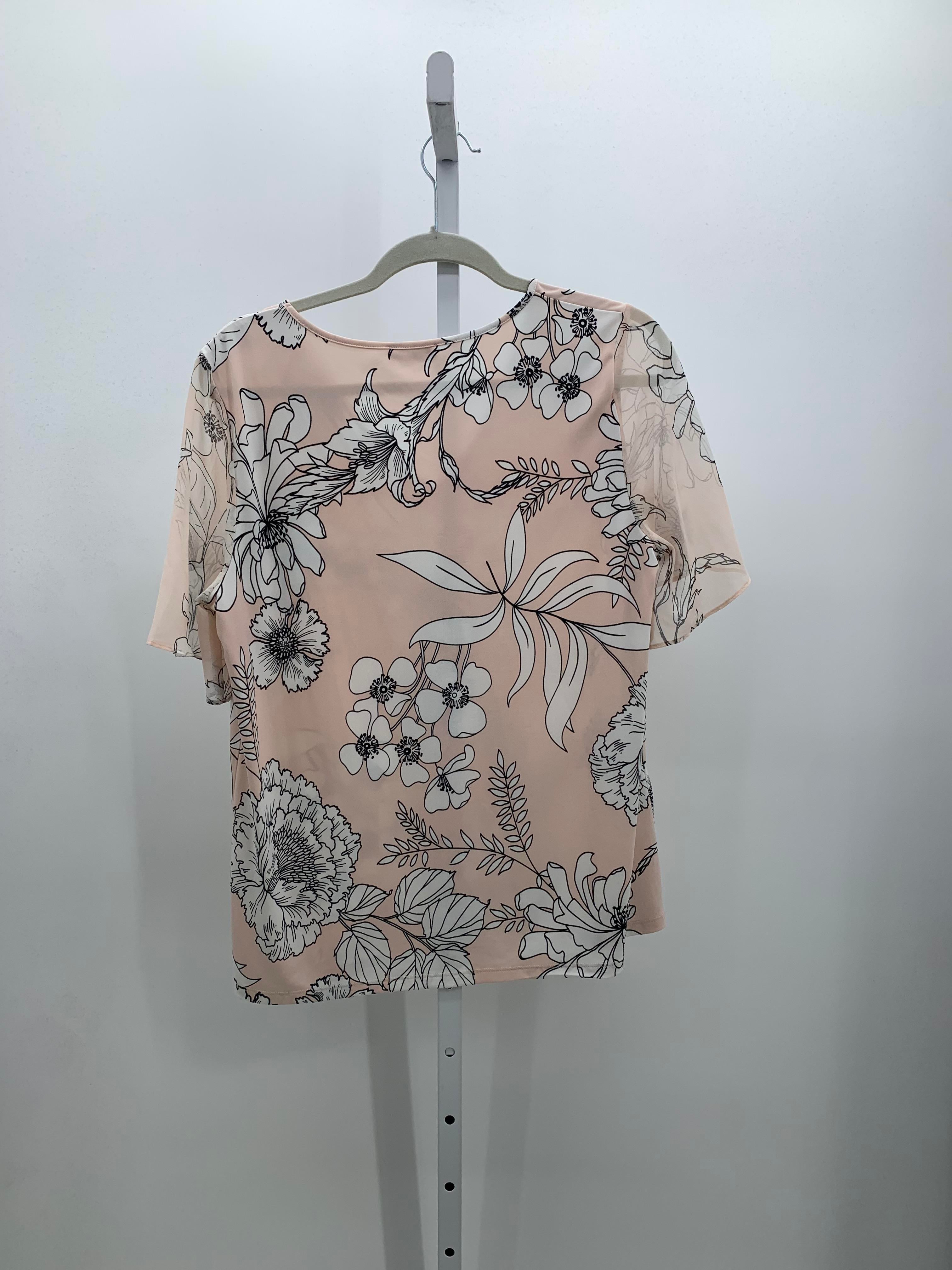 Calvin Klein Size Medium Misses Short Sleeve Shirt