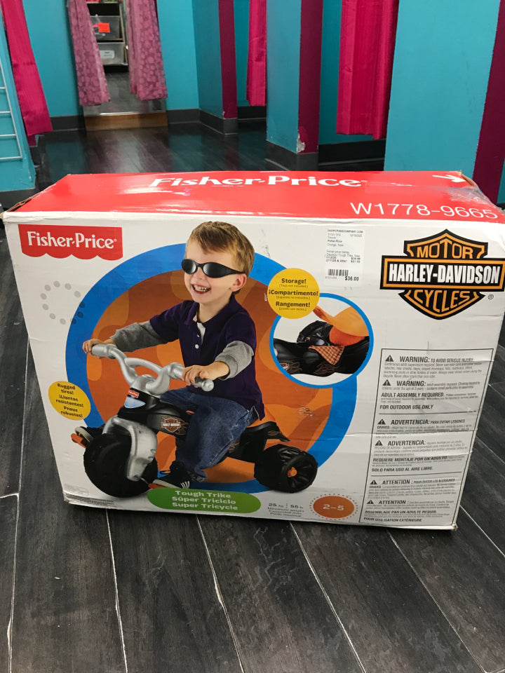 Fisher price Harley Davidson Tough Trike, New in Box